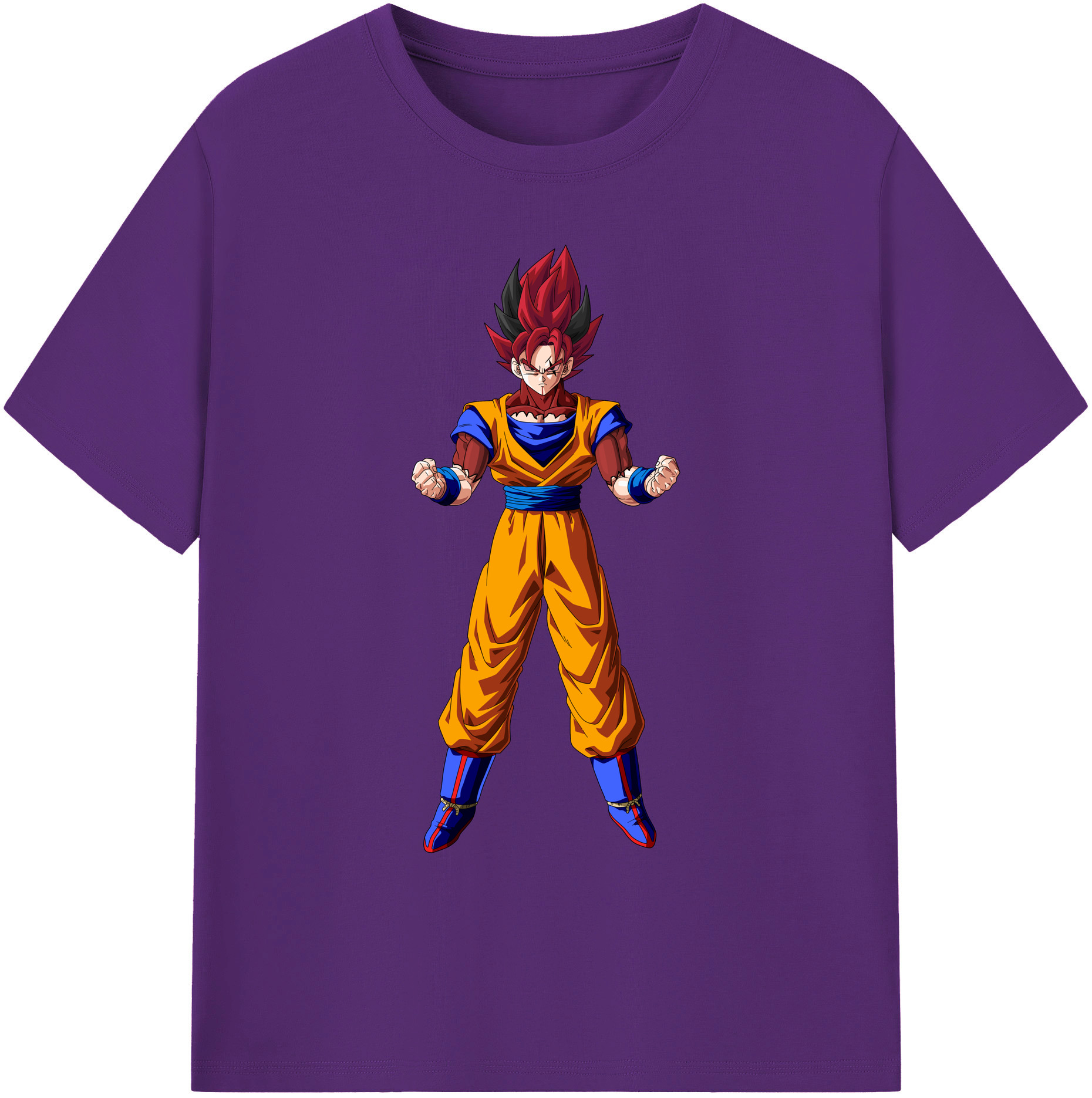 （画像用） ドラゴンボール 孫悟空（そん ごくう）Son Goku カカロット DRAGON BALL Kakarotto 綿100％ メンズ半袖Tシャツ｜肌触りやわらか＆通気性