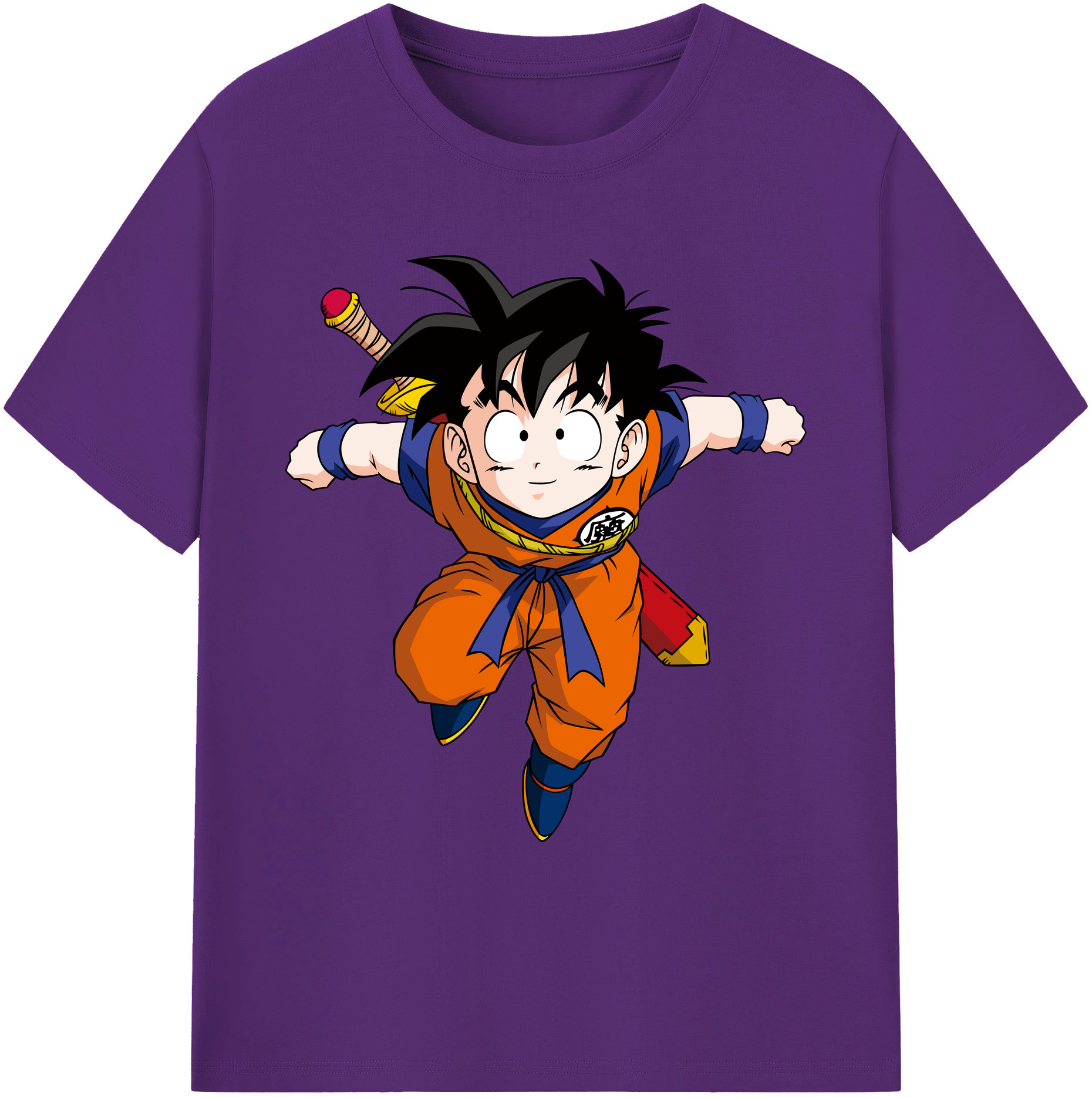 （画像用） ドラゴンボール 孫悟空（そん ごくう）Son Goku カカロット DRAGON BALL Kakarotto 綿100％ メンズ半袖Tシャツ｜肌触りやわらか＆通気性