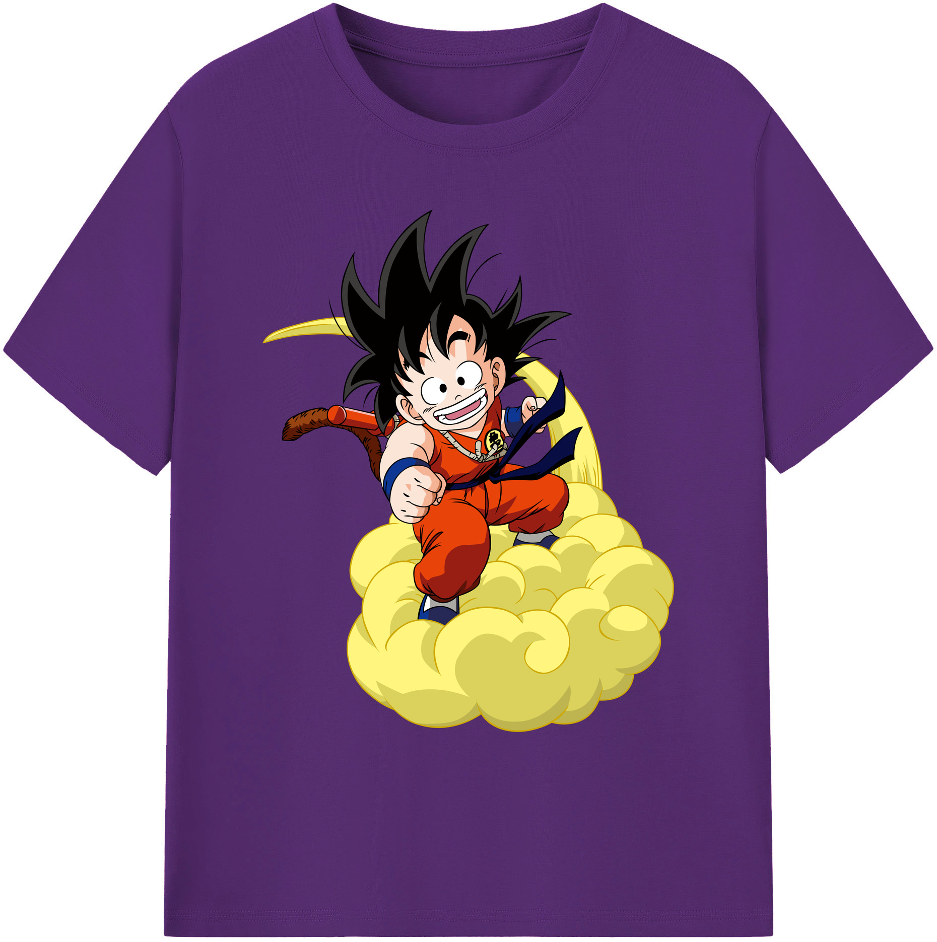 （画像用） ドラゴンボール 孫悟空（そん ごくう）Son Goku カカロット DRAGON BALL Kakarotto 綿100％ メンズ半袖Tシャツ｜肌触りやわらか＆通気性