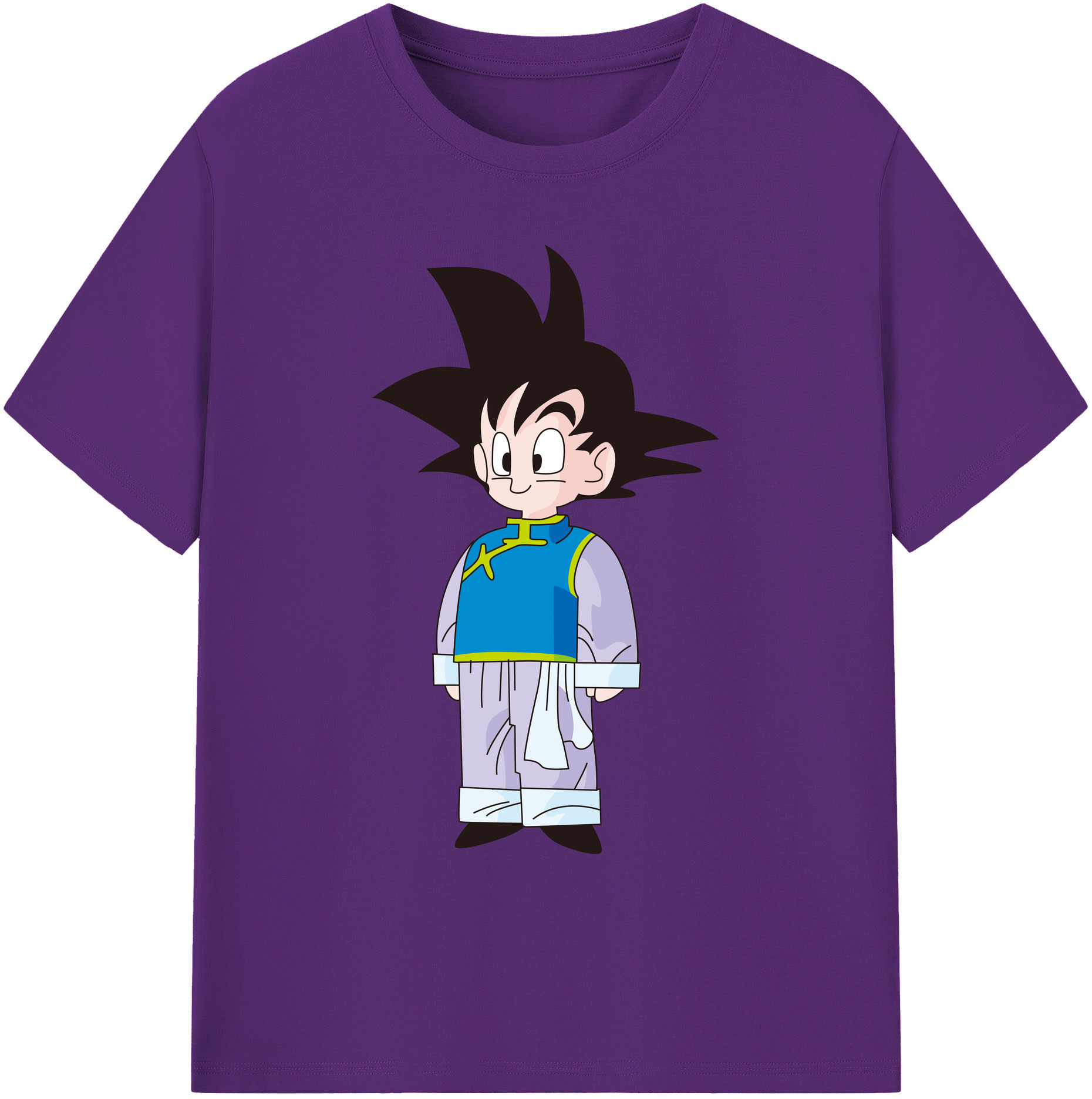 （画像用） ドラゴンボール 孫悟空（そん ごくう）Son Goku カカロット DRAGON BALL Kakarotto 綿100％ メンズ半袖Tシャツ｜肌触りやわらか＆通気性