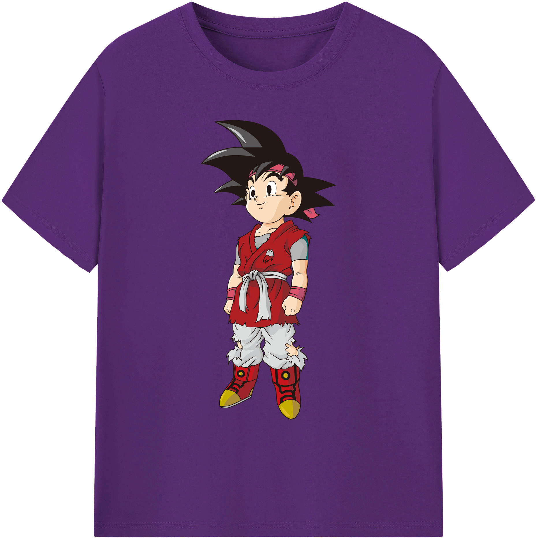 （画像用） ドラゴンボール 孫悟空（そん ごくう）Son Goku カカロット DRAGON BALL Kakarotto 綿100％ メンズ半袖Tシャツ｜肌触りやわらか＆通気性