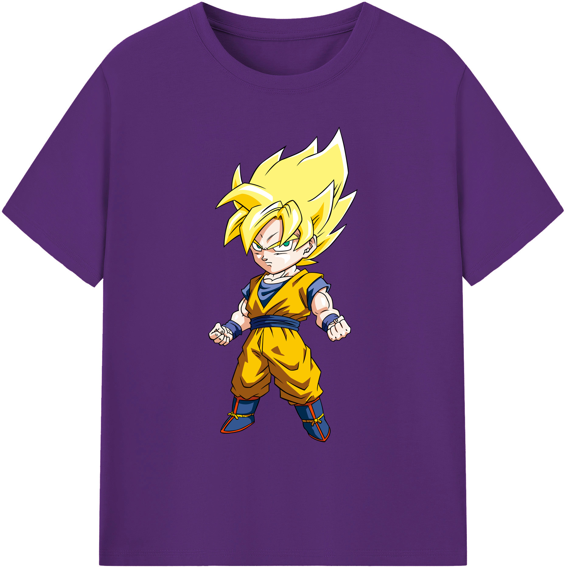 （画像用） ドラゴンボール 孫悟空（そん ごくう）Son Goku カカロット DRAGON BALL Kakarotto 綿100％ メンズ半袖Tシャツ｜肌触りやわらか＆通気性
