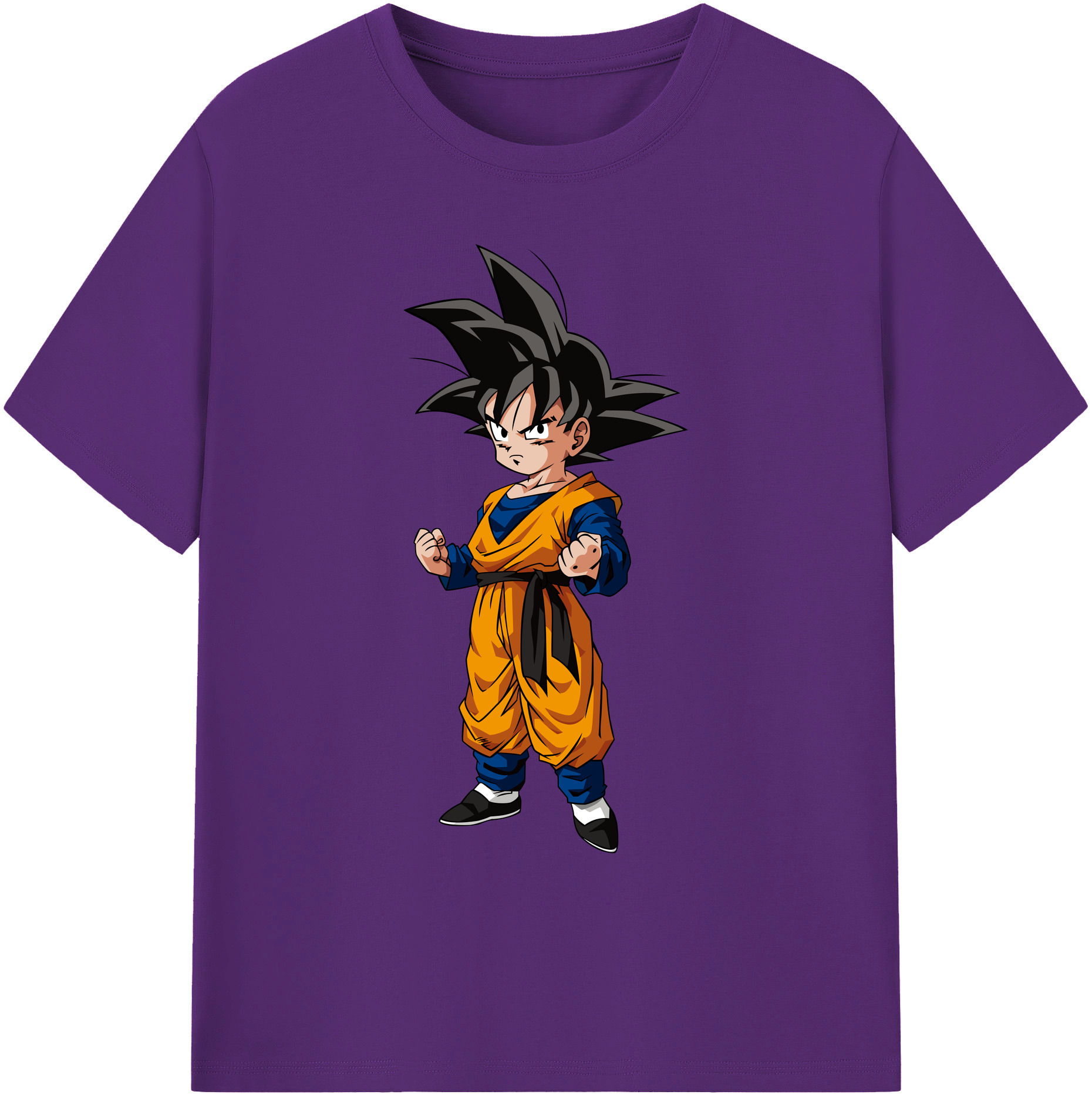（画像用） ドラゴンボール 孫悟空（そん ごくう）Son Goku カカロット DRAGON BALL Kakarotto 綿100％ メンズ半袖Tシャツ｜肌触りやわらか＆通気性