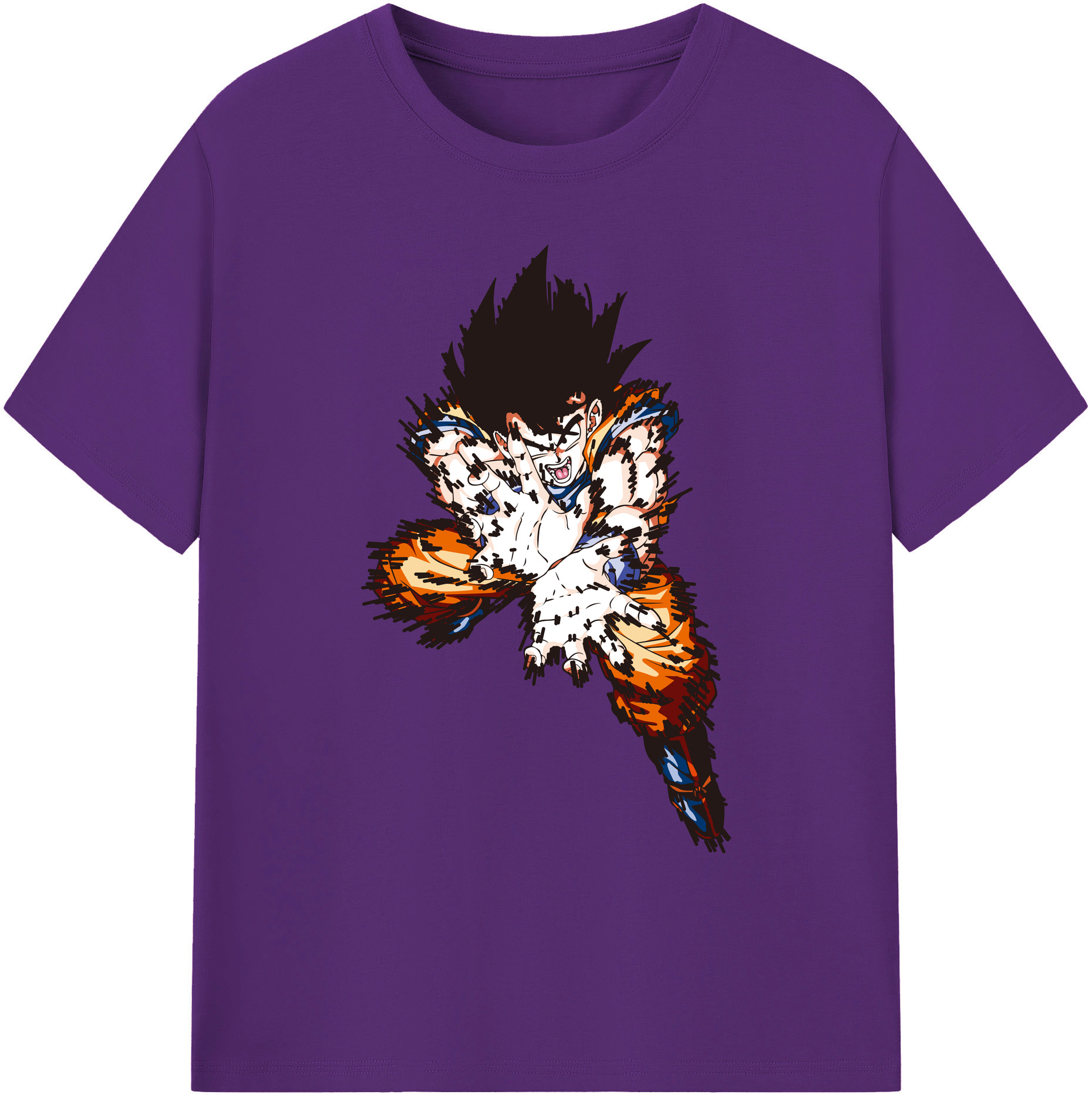 （画像用） ドラゴンボール 孫悟空（そん ごくう）Son Goku カカロット DRAGON BALL Kakarotto 綿100％ メンズ半袖Tシャツ｜肌触りやわらか＆通気性
