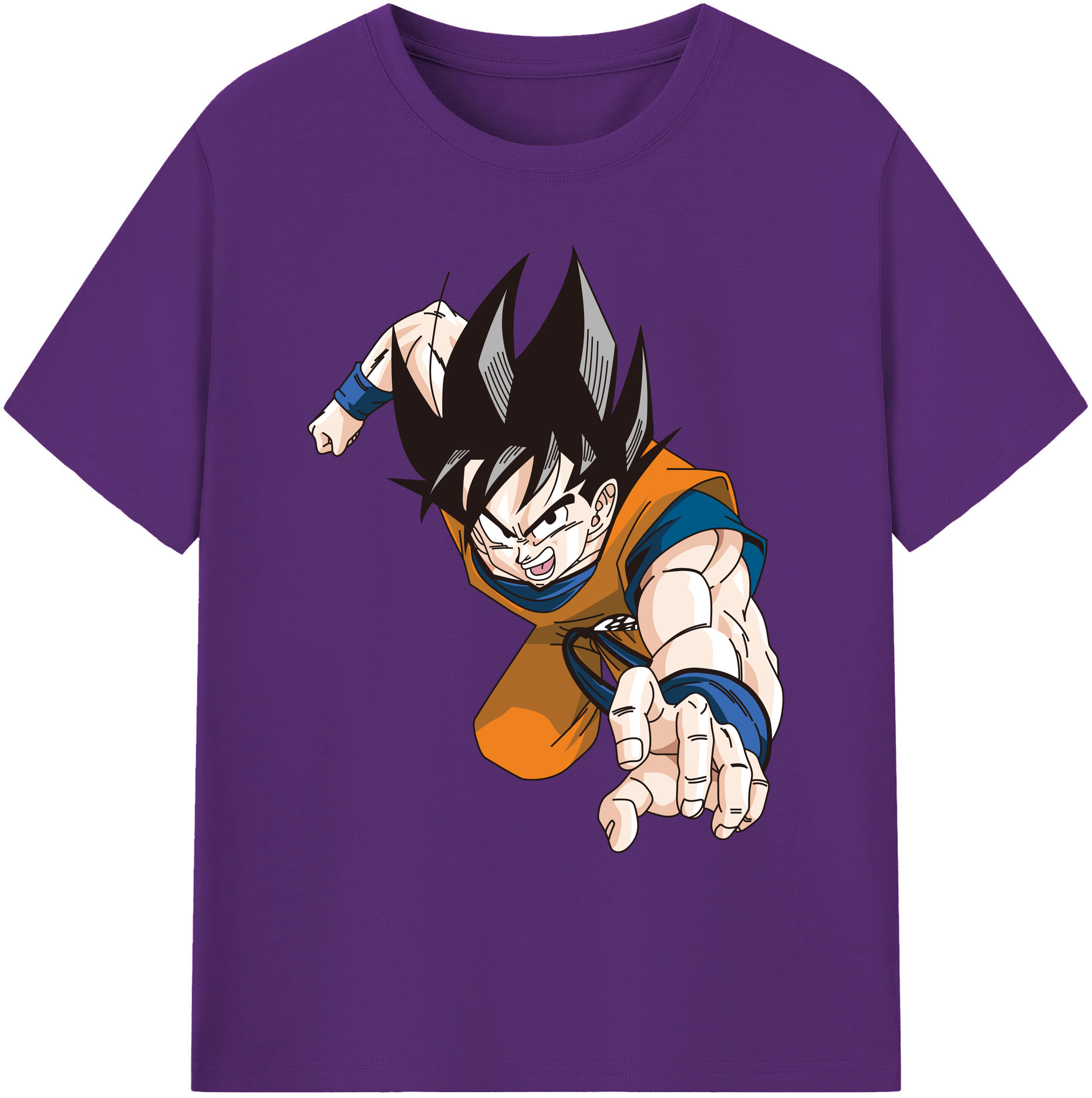 （画像用） ドラゴンボール 孫悟空（そん ごくう）Son Goku カカロット DRAGON BALL Kakarotto 綿100％ メンズ半袖Tシャツ｜肌触りやわらか＆通気性