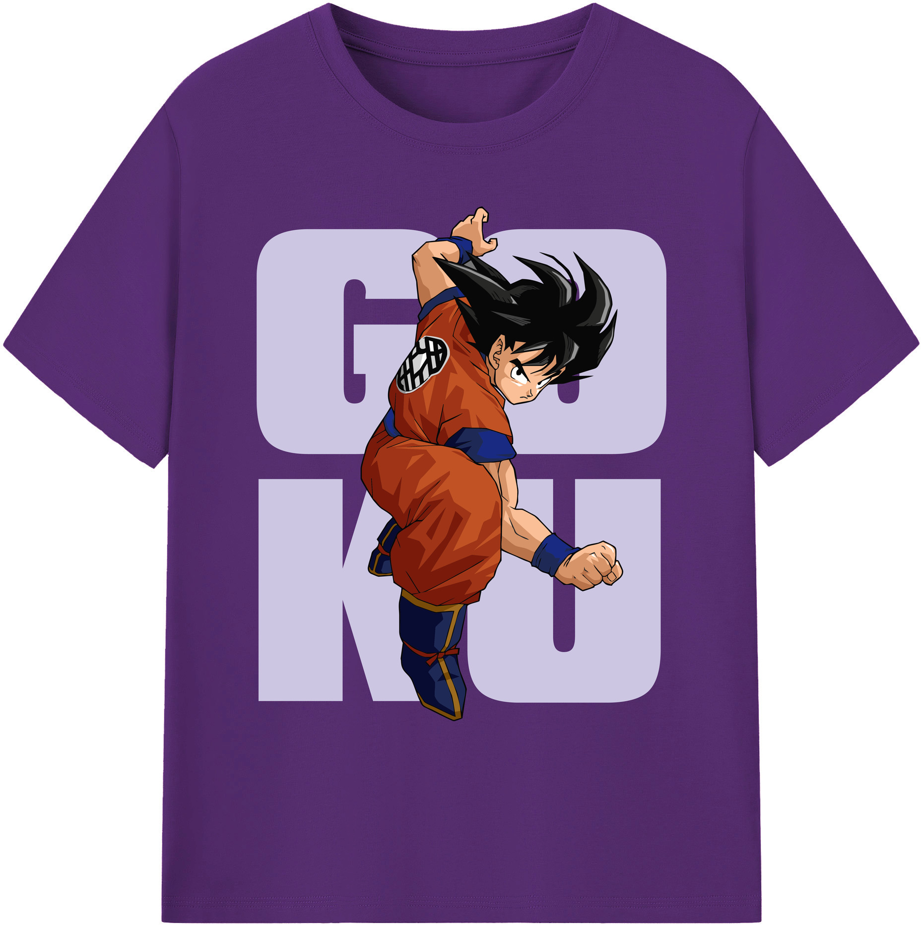 （画像用） ドラゴンボール 孫悟空（そん ごくう）Son Goku カカロット DRAGON BALL Kakarotto 綿100％ メンズ半袖Tシャツ｜肌触りやわらか＆通気性