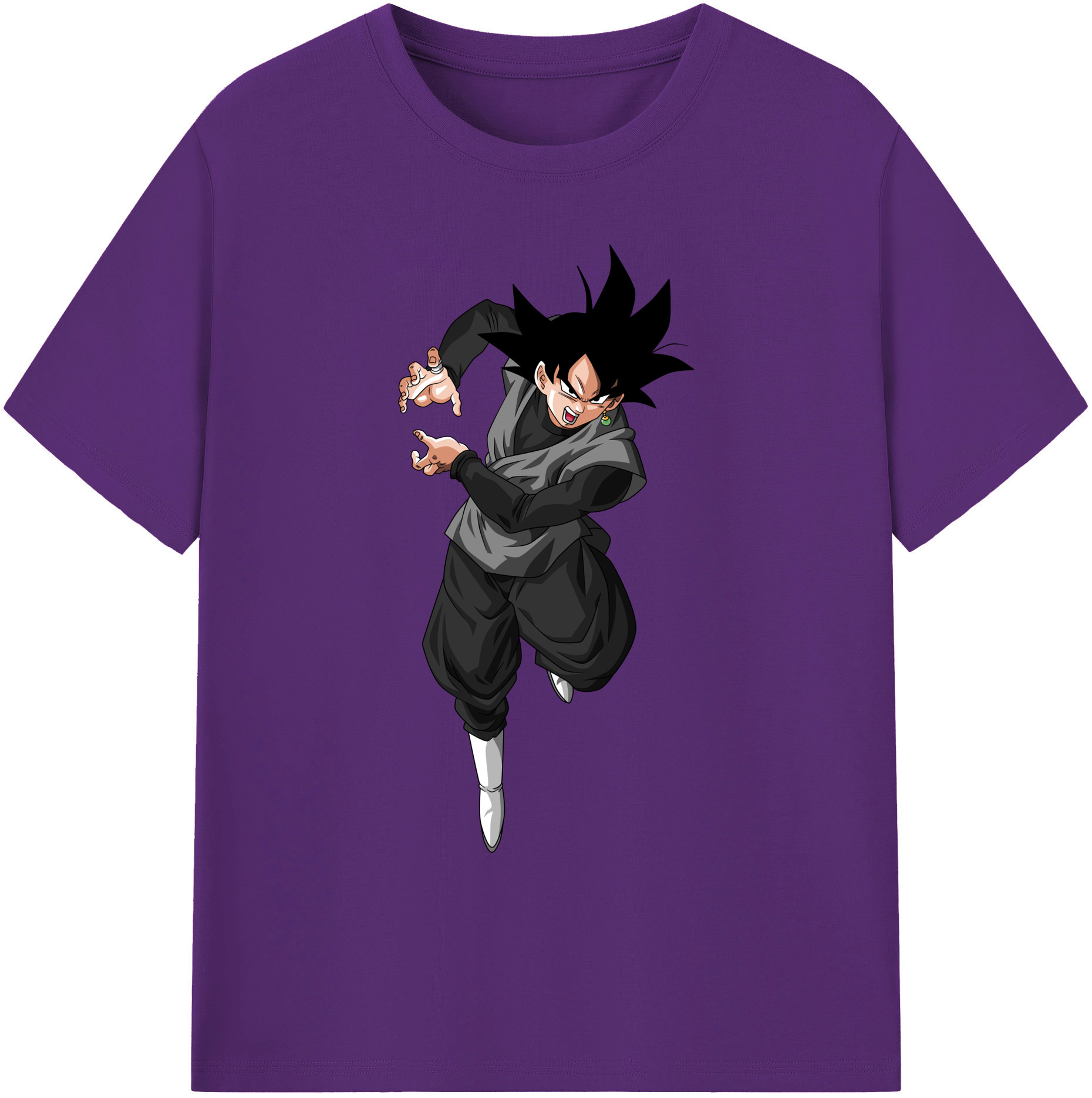 （画像用） ドラゴンボール ベジータ四世（Bejīta Yonsei）DRAGON BALL Vegeta IV 綿100％ メンズ半袖Tシャツ｜肌触りやわらか＆通気性