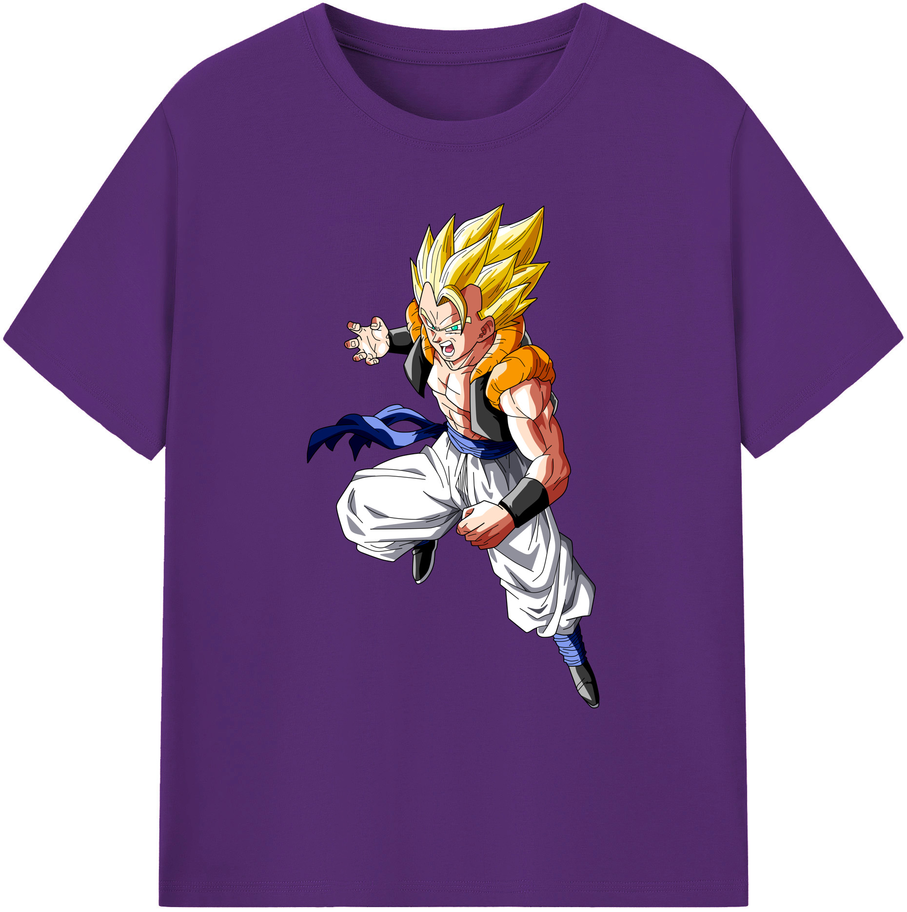（画像用） ドラゴンボール ベジータ四世（Bejīta Yonsei）DRAGON BALL Vegeta IV 綿100％ メンズ半袖Tシャツ｜肌触りやわらか＆通気性