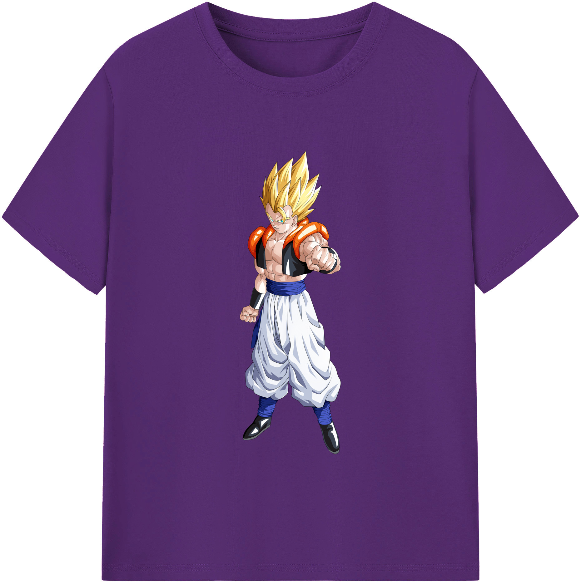 （画像用） ドラゴンボール ベジータ四世（Bejīta Yonsei）DRAGON BALL Vegeta IV 綿100％ メンズ半袖Tシャツ｜肌触りやわらか＆通気性