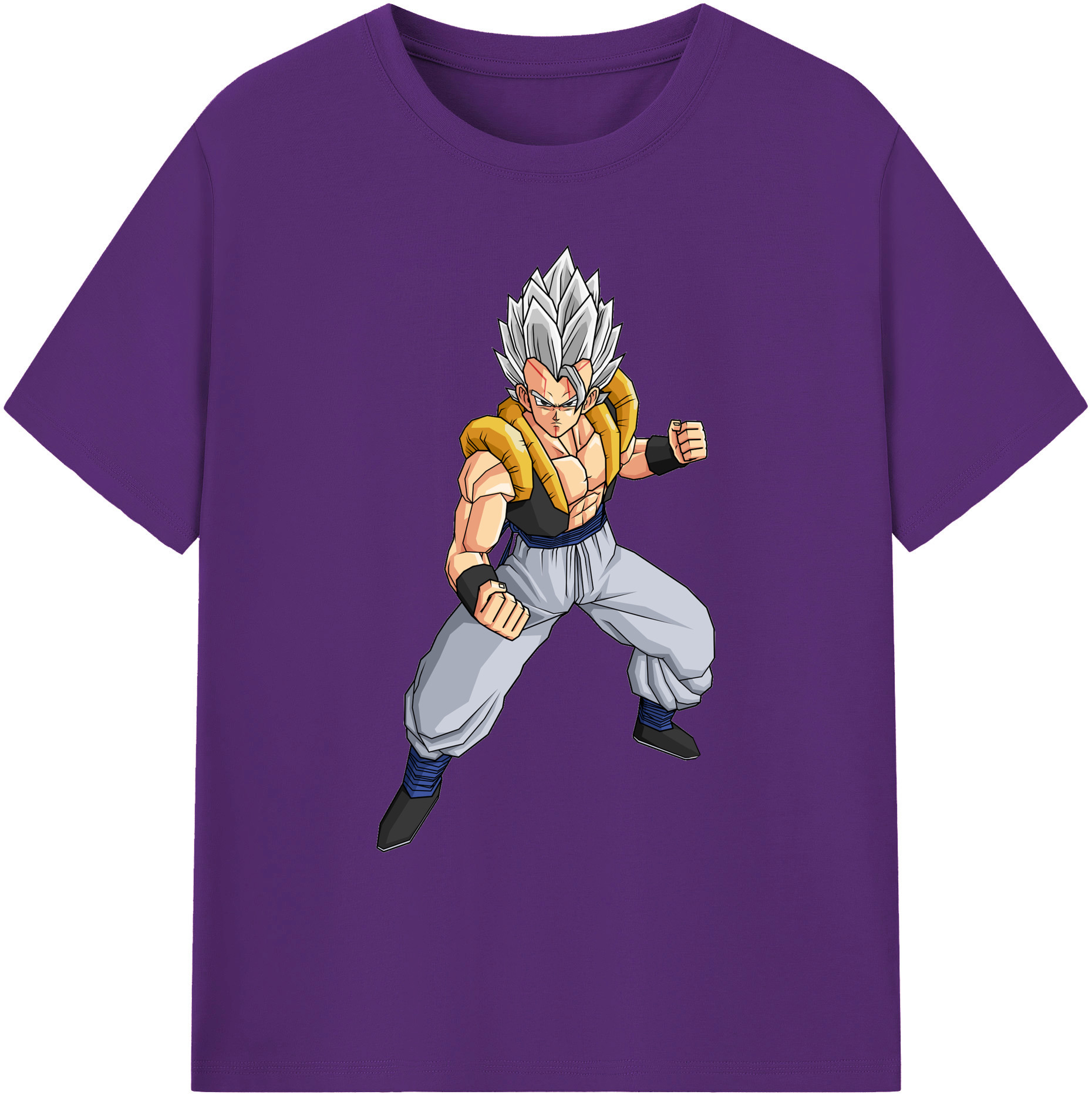 （画像用） ドラゴンボール ベジータ四世（Bejīta Yonsei）DRAGON BALL Vegeta IV 綿100％ メンズ半袖Tシャツ｜肌触りやわらか＆通気性