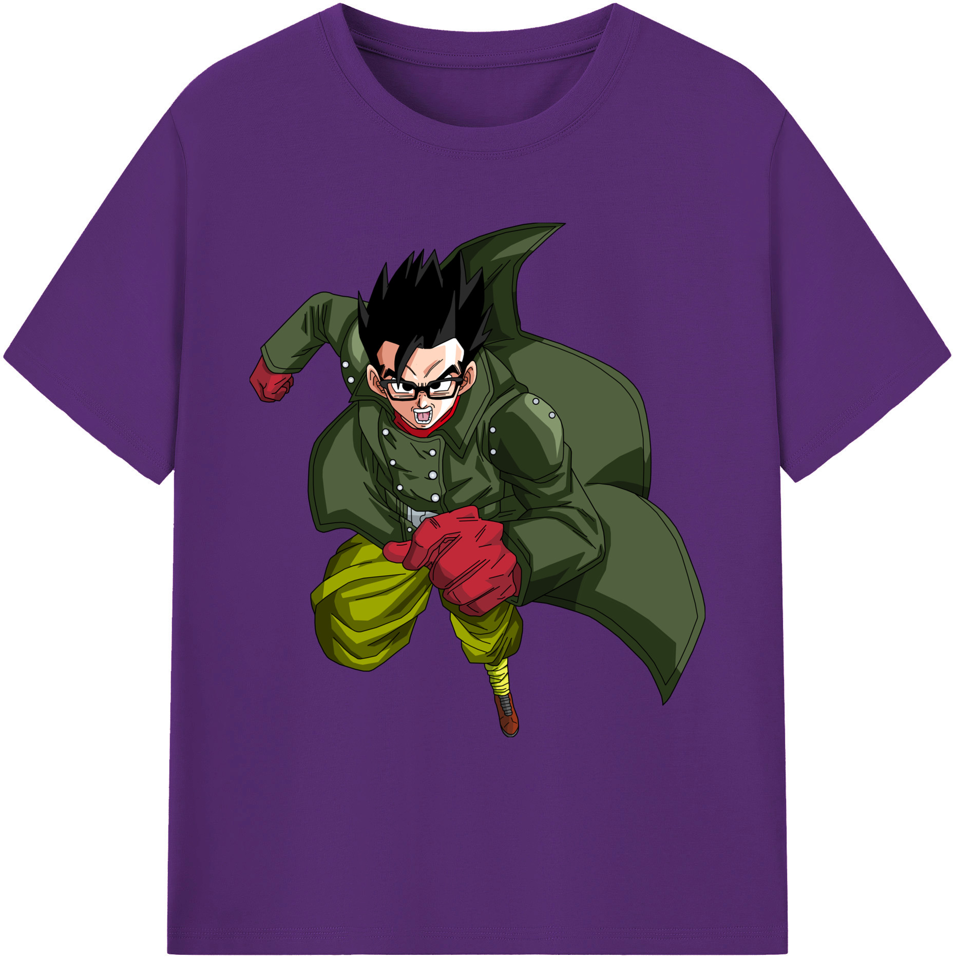 （画像用） ドラゴンボール 孫 悟飯（そんごはん）DRAGON BALL Son Gohan 綿100％ メンズ半袖Tシャツ｜肌触りやわらか＆通気性