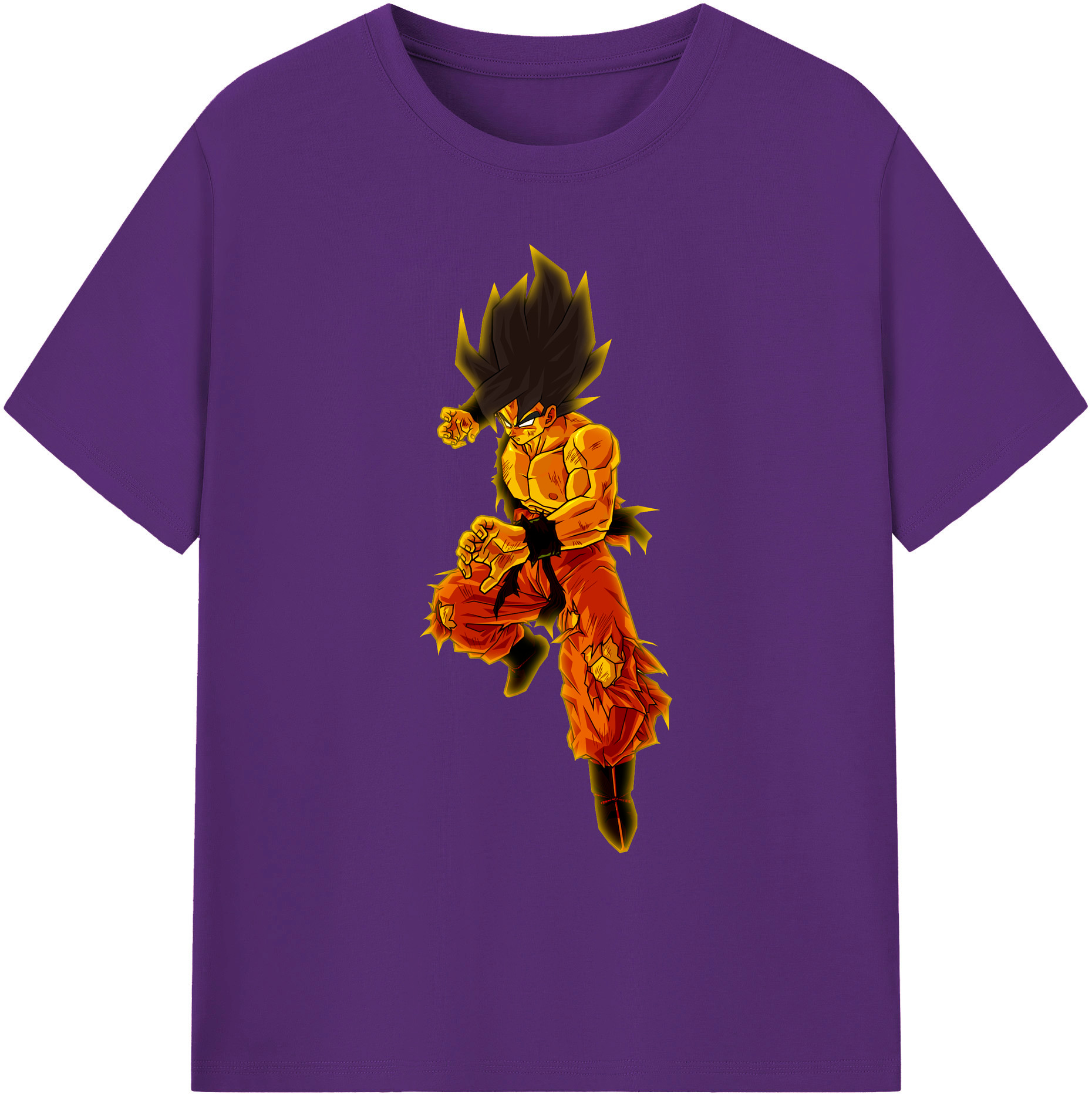 （画像用） ドラゴンボール 孫 悟飯（そんごはん）DRAGON BALL Son Gohan 綿100％ メンズ半袖Tシャツ｜肌触りやわらか＆通気性