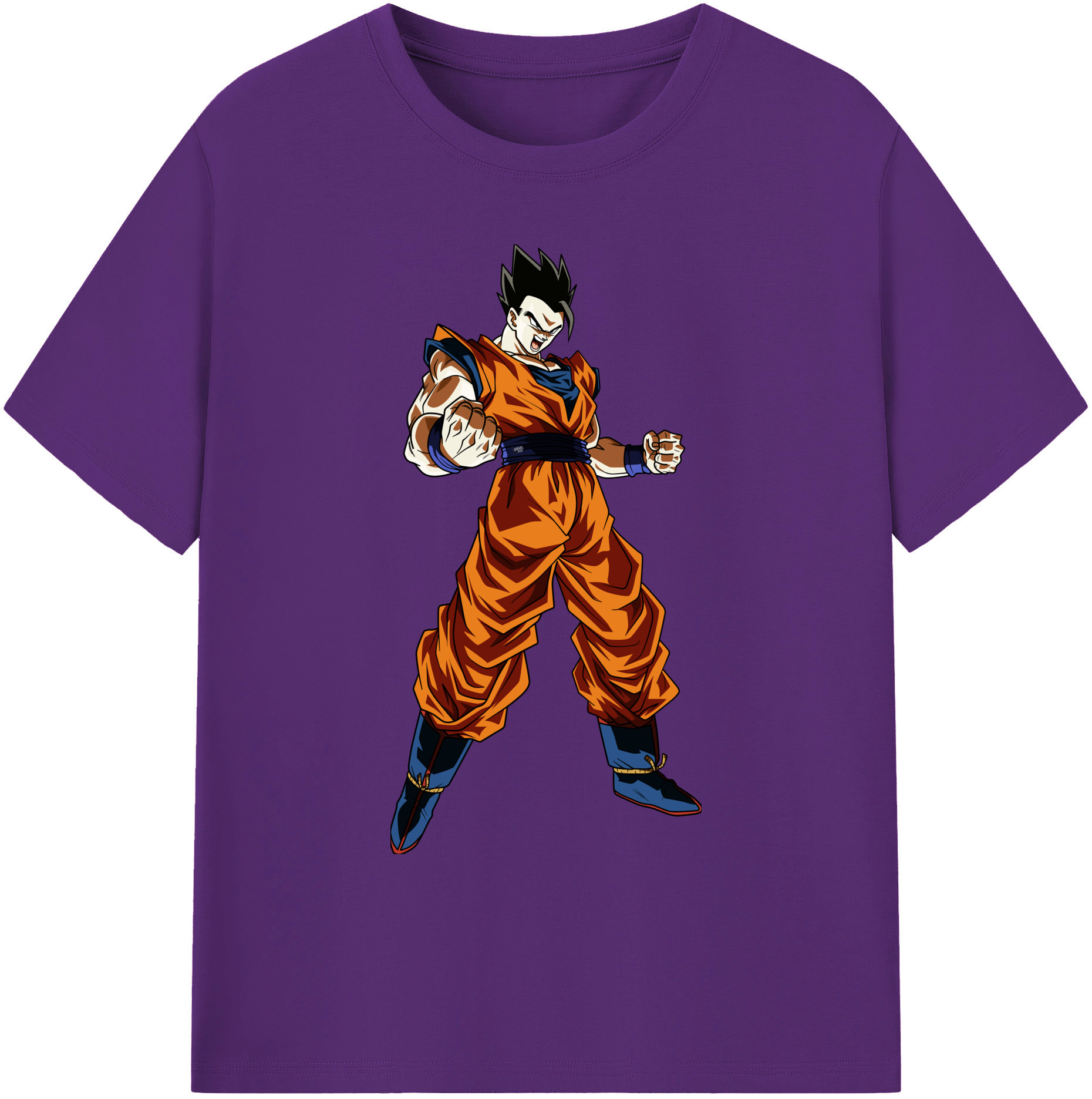（画像用） ドラゴンボール 孫 悟飯（そんごはん）DRAGON BALL Son Gohan 綿100％ メンズ半袖Tシャツ｜肌触りやわらか＆通気性