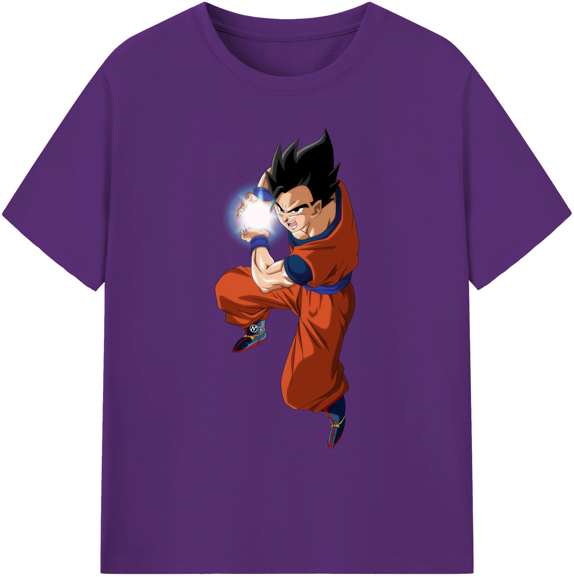 （画像用） ドラゴンボール 孫 悟飯（そんごはん）DRAGON BALL Son Gohan 綿100％ メンズ半袖Tシャツ｜肌触りやわらか＆通気性