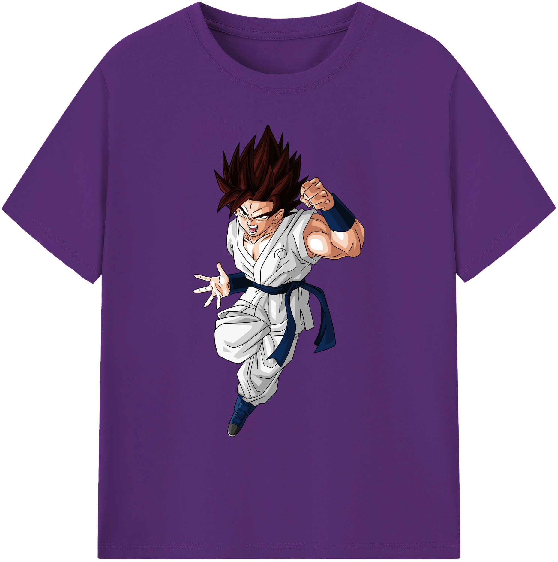（画像用） ドラゴンボール 孫 悟飯（そんごはん）DRAGON BALL Son Gohan 綿100％ メンズ半袖Tシャツ｜肌触りやわらか＆通気性