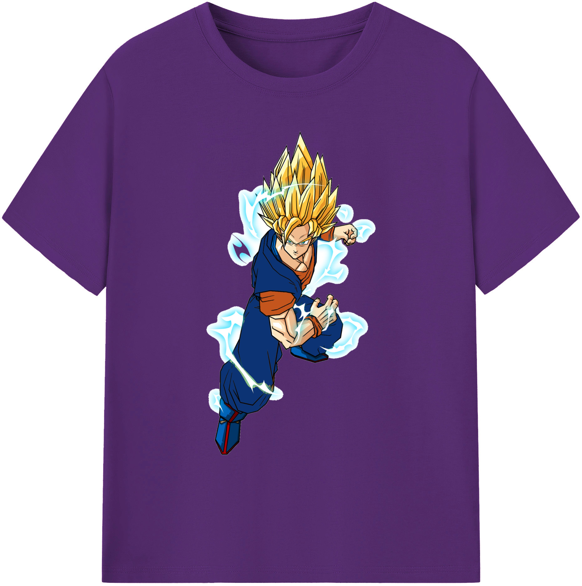 （画像用） ドラゴンボール 孫 悟飯（そんごはん）DRAGON BALL Son Gohan 綿100％ メンズ半袖Tシャツ｜肌触りやわらか＆通気性