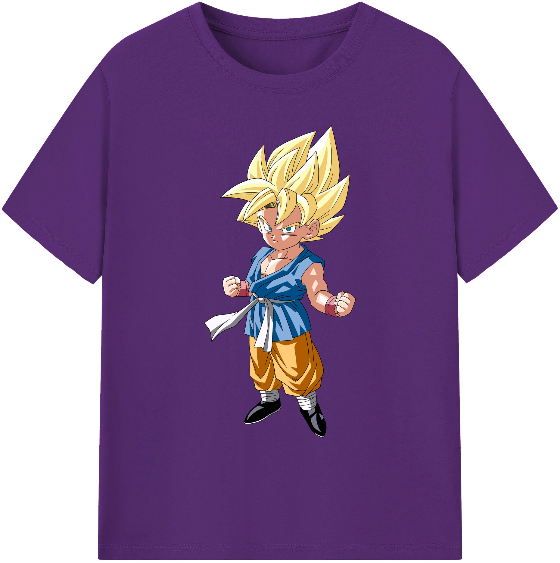 （画像用） ドラゴンボール 孫 悟飯（そんごはん）DRAGON BALL Son Gohan 綿100％ メンズ半袖Tシャツ｜肌触りやわらか＆通気性
