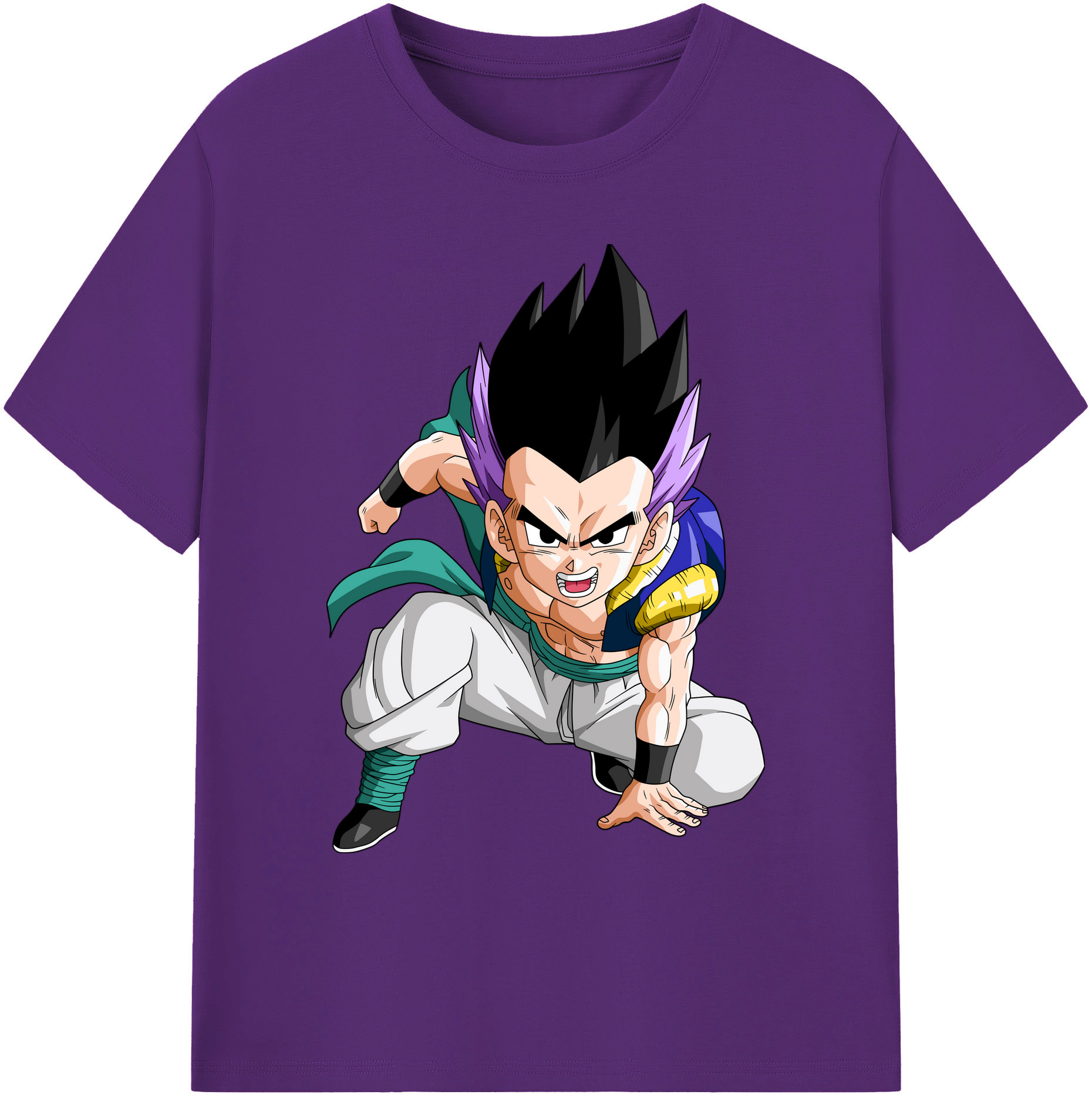 （画像用） ドラゴンボール 孫 悟飯（そんごはん）DRAGON BALL Son Gohan 綿100％ メンズ半袖Tシャツ｜肌触りやわらか＆通気性