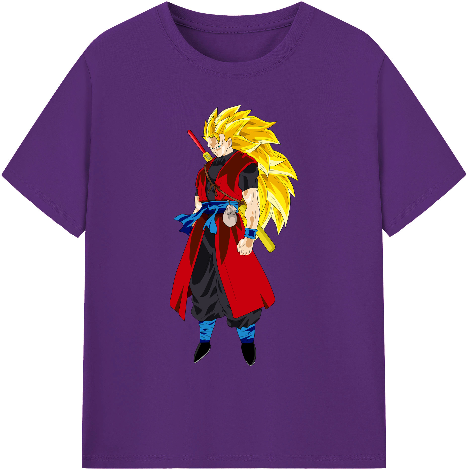 （画像用） ドラゴンボール トランクス（Torankusu）DRAGON BALL Trunks 綿100％ メンズ半袖Tシャツ｜肌触りやわらか＆通気性