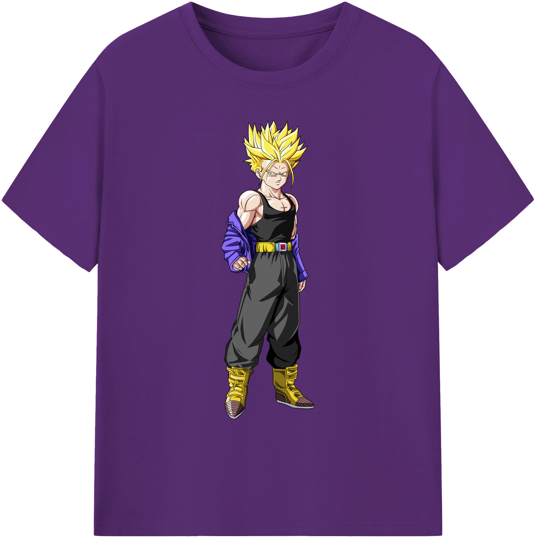 （画像用） ドラゴンボール トランクス（Torankusu）DRAGON BALL Trunks 綿100％ メンズ半袖Tシャツ｜肌触りやわらか＆通気性