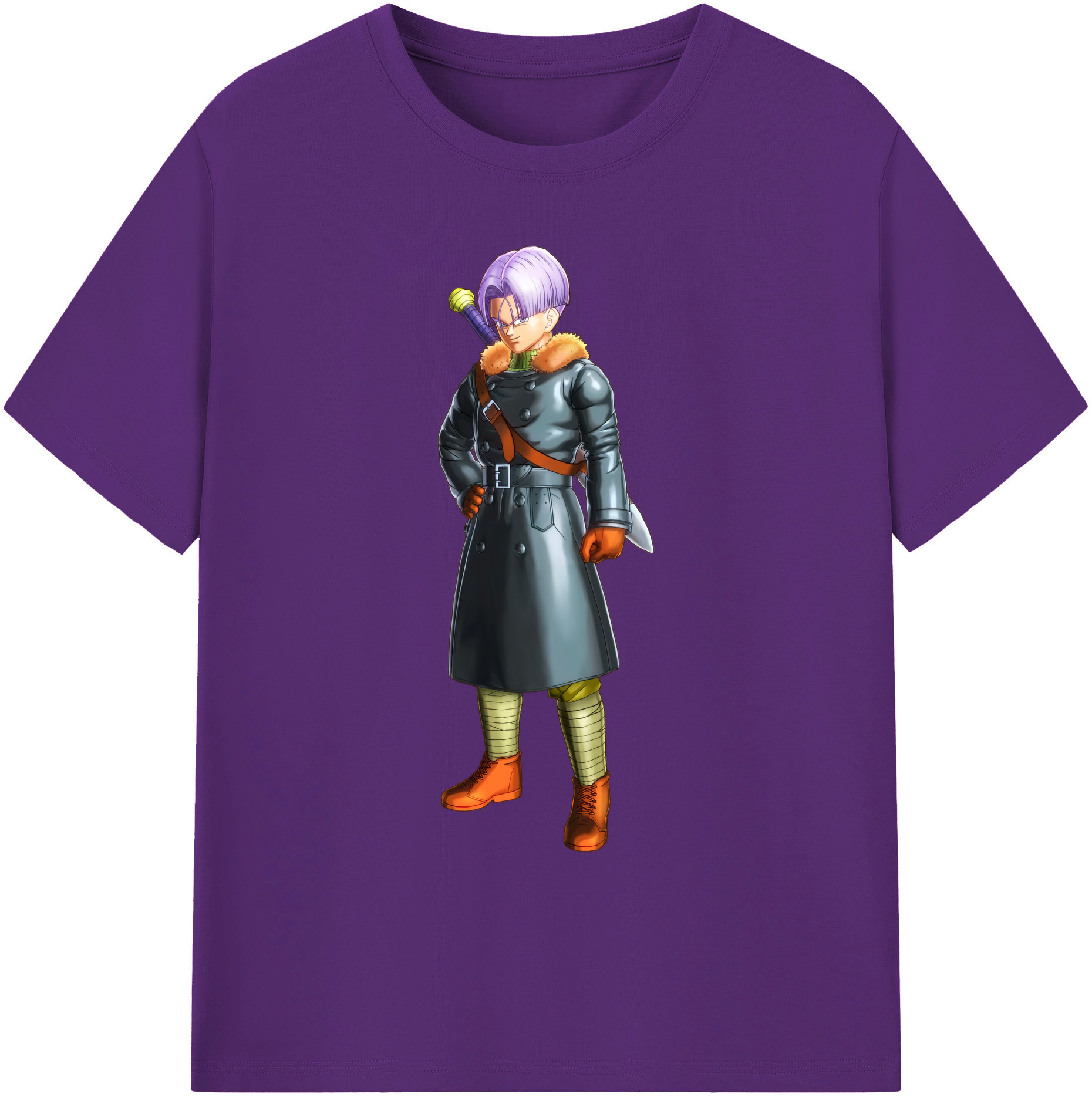 （画像用） ドラゴンボール トランクス（Torankusu）DRAGON BALL Trunks 綿100％ メンズ半袖Tシャツ｜肌触りやわらか＆通気性