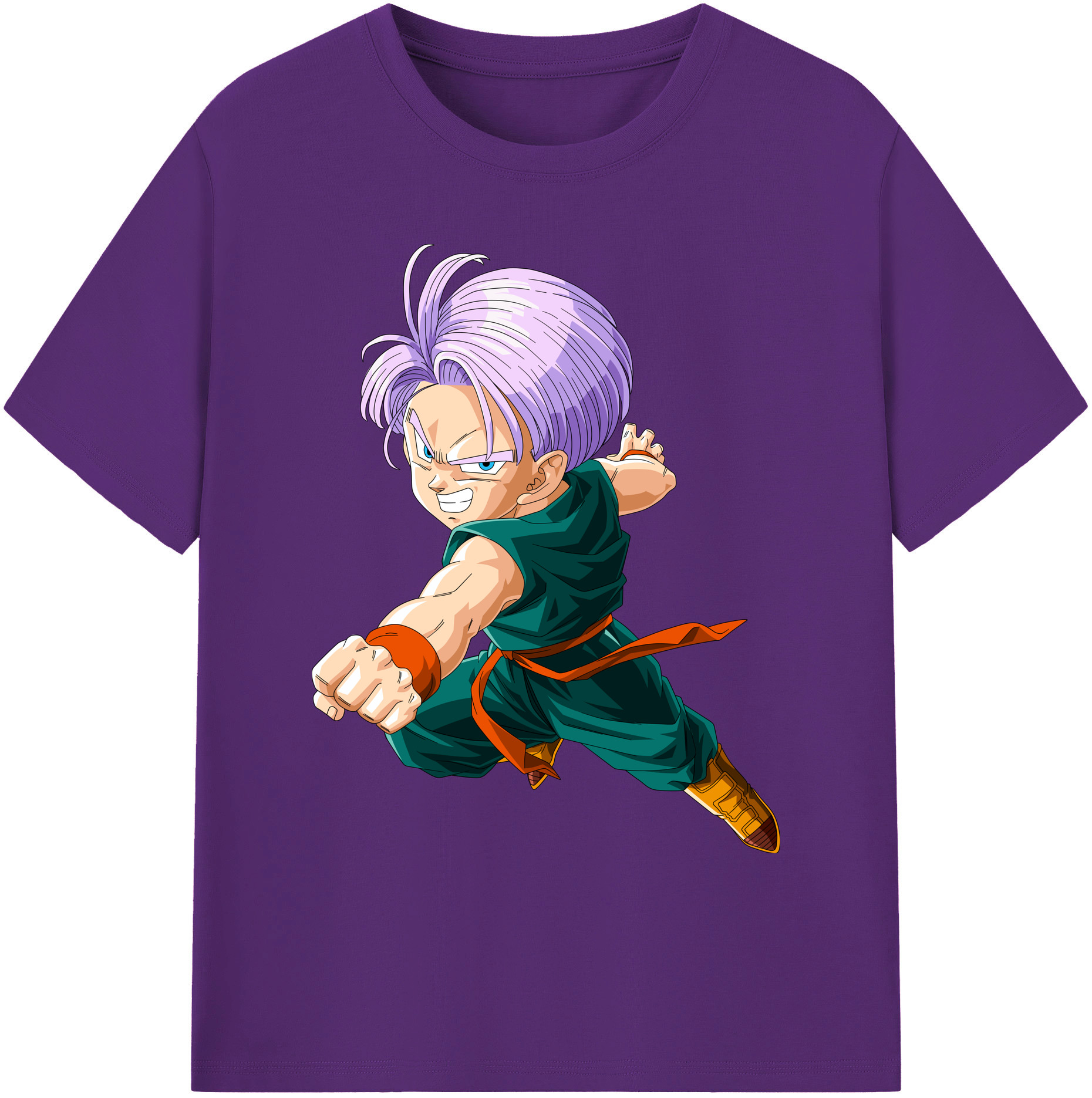 （画像用） ドラゴンボール トランクス（Torankusu）DRAGON BALL Trunks 綿100％ メンズ半袖Tシャツ｜肌触りやわらか＆通気性
