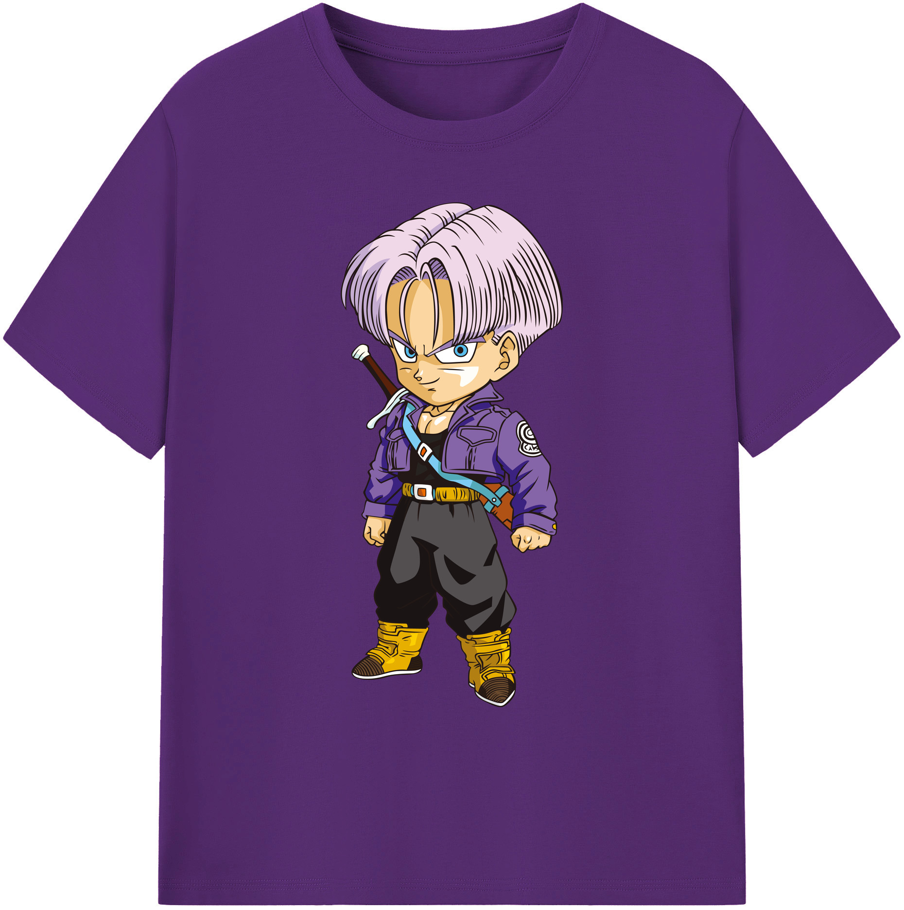 （画像用） ドラゴンボール トランクス（Torankusu）DRAGON BALL Trunks 綿100％ メンズ半袖Tシャツ｜肌触りやわらか＆通気性
