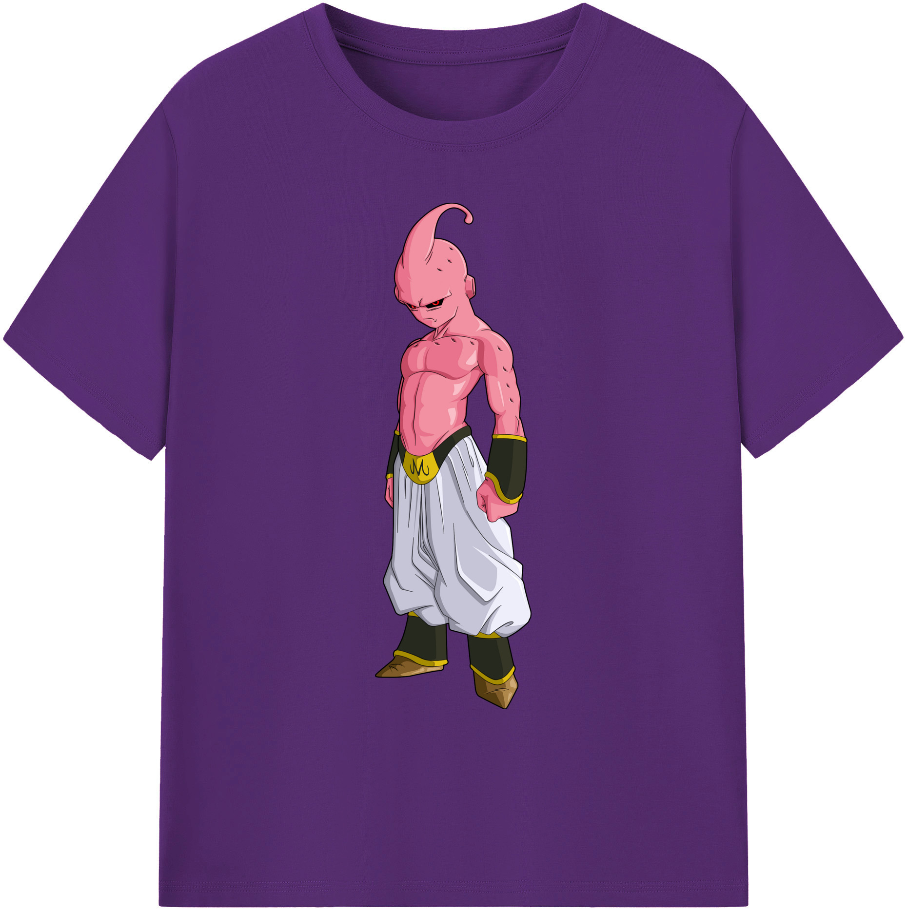 （画像用） ドラゴンボール 魔人ブウ DRAGON BALL Majin Buu 綿100％ メンズ半袖Tシャツ｜肌触りやわらか＆通気性