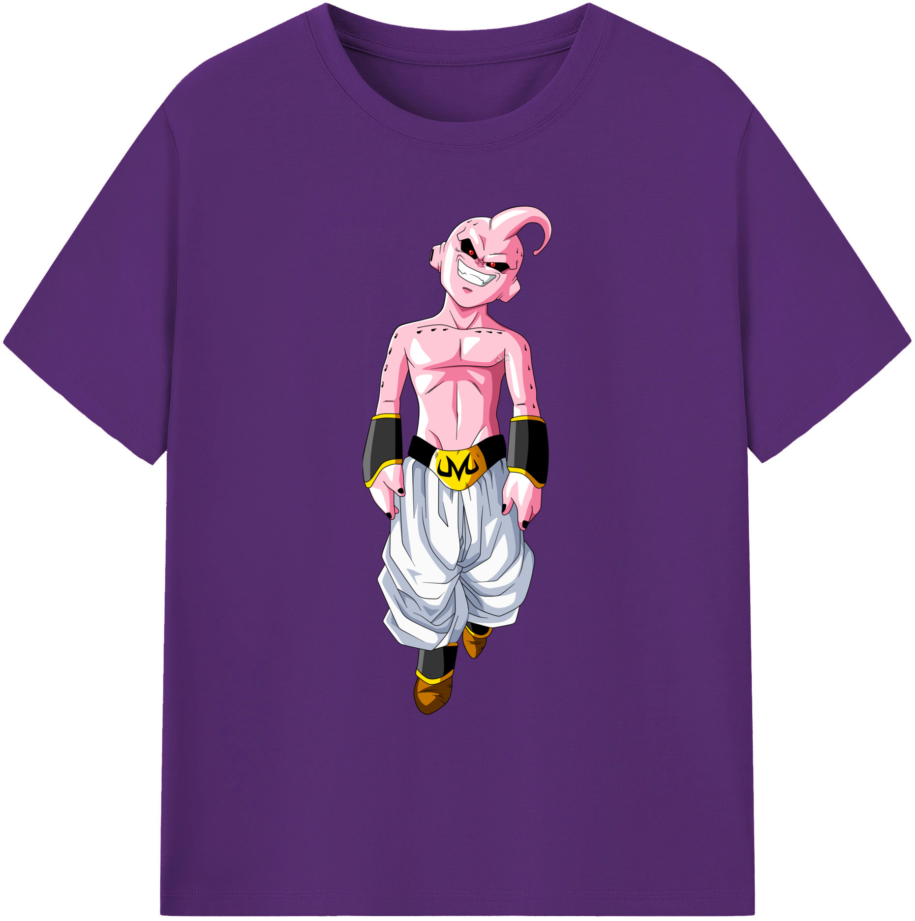 （画像用） ドラゴンボール 魔人ブウ DRAGON BALL Majin Buu 綿100％ メンズ半袖Tシャツ｜肌触りやわらか＆通気性