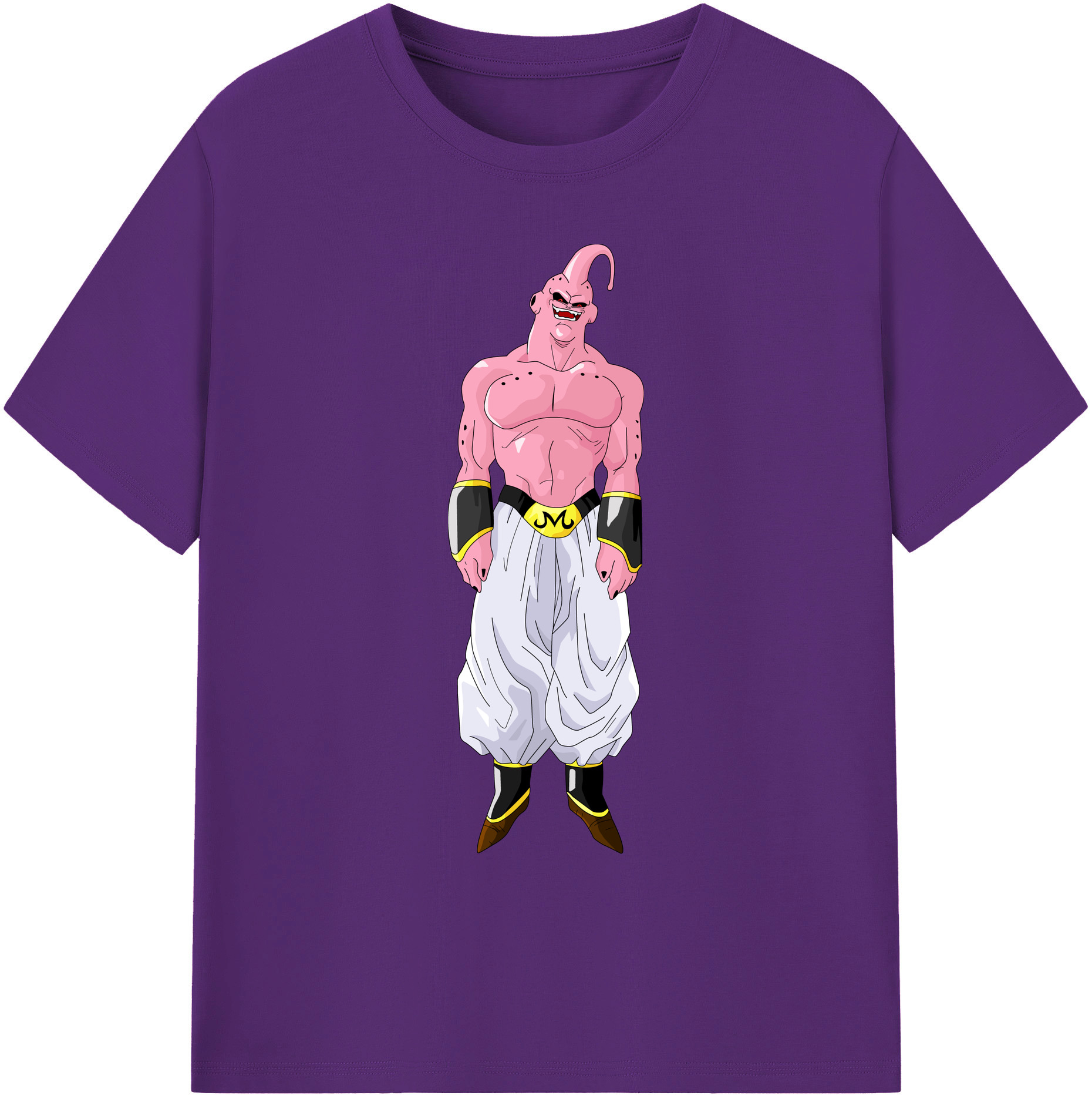 （画像用） ドラゴンボール 魔人ブウ DRAGON BALL Majin Buu 綿100％ メンズ半袖Tシャツ｜肌触りやわらか＆通気性