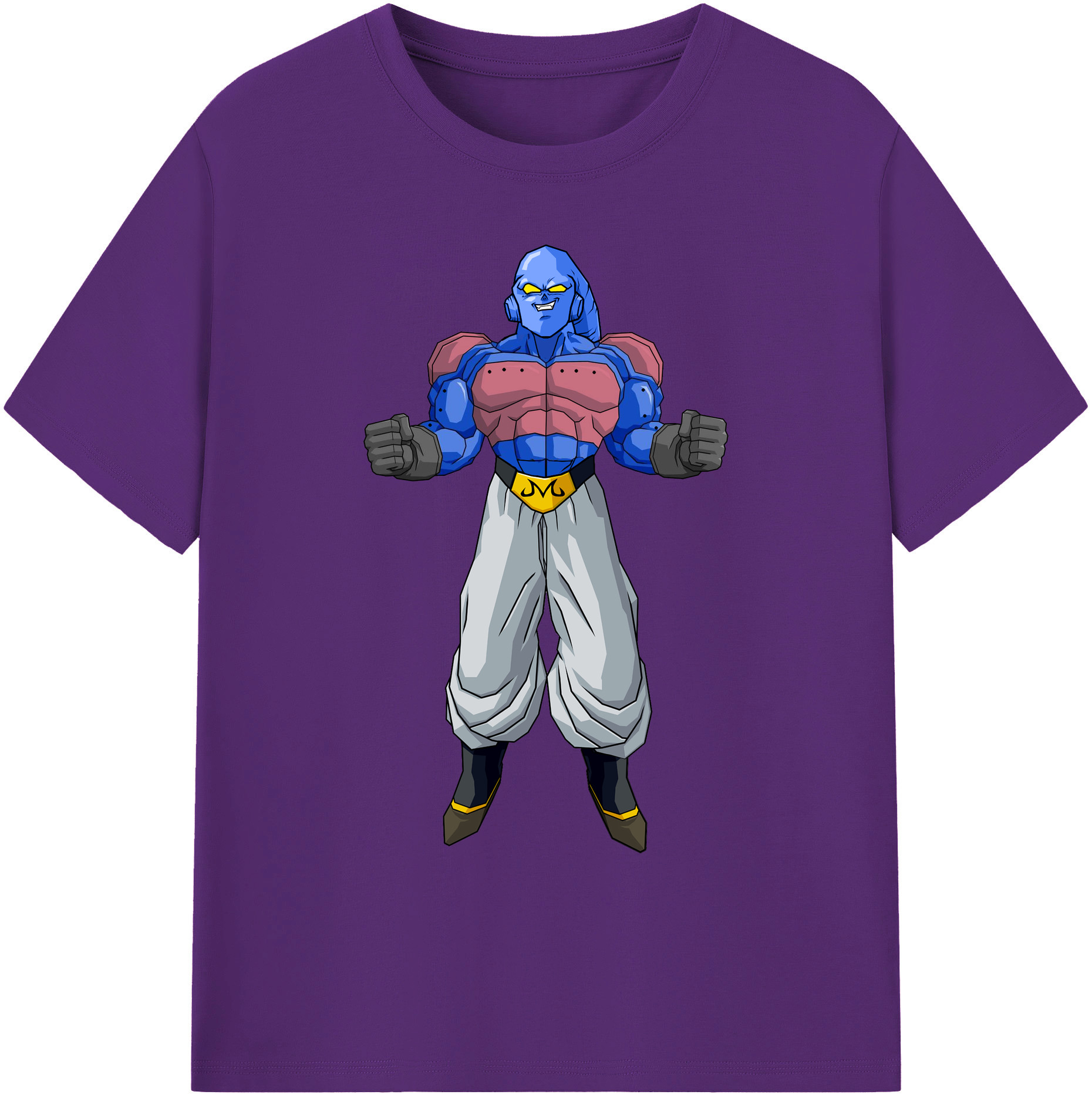 （画像用） ドラゴンボール 魔人ブウ DRAGON BALL Majin Buu 綿100％ メンズ半袖Tシャツ｜肌触りやわらか＆通気性