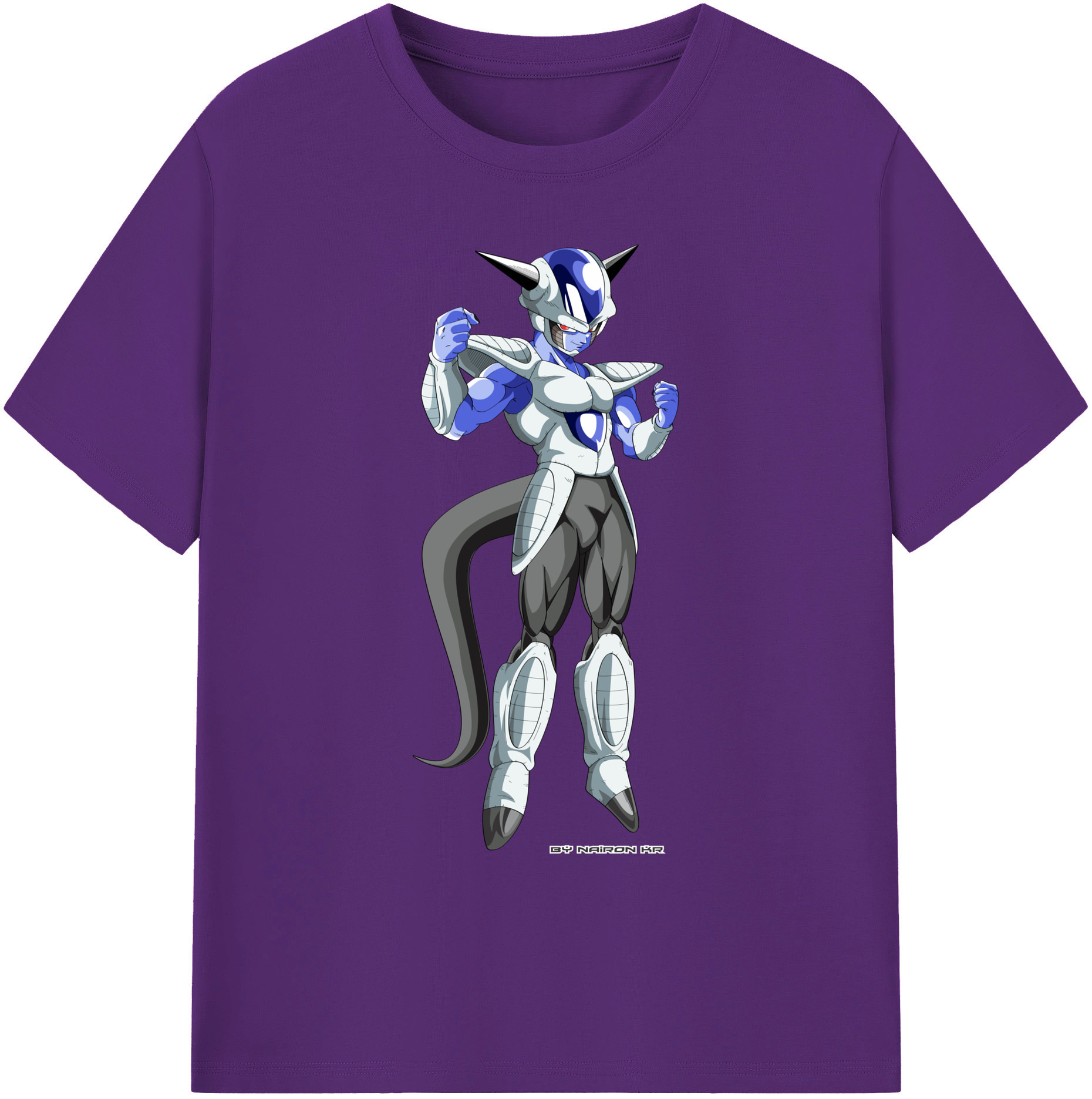 （画像用） ドラゴンボール フリーザ DRAGON BALL Frieza 綿100％ メンズ半袖Tシャツ｜肌触りやわらか＆通気性
