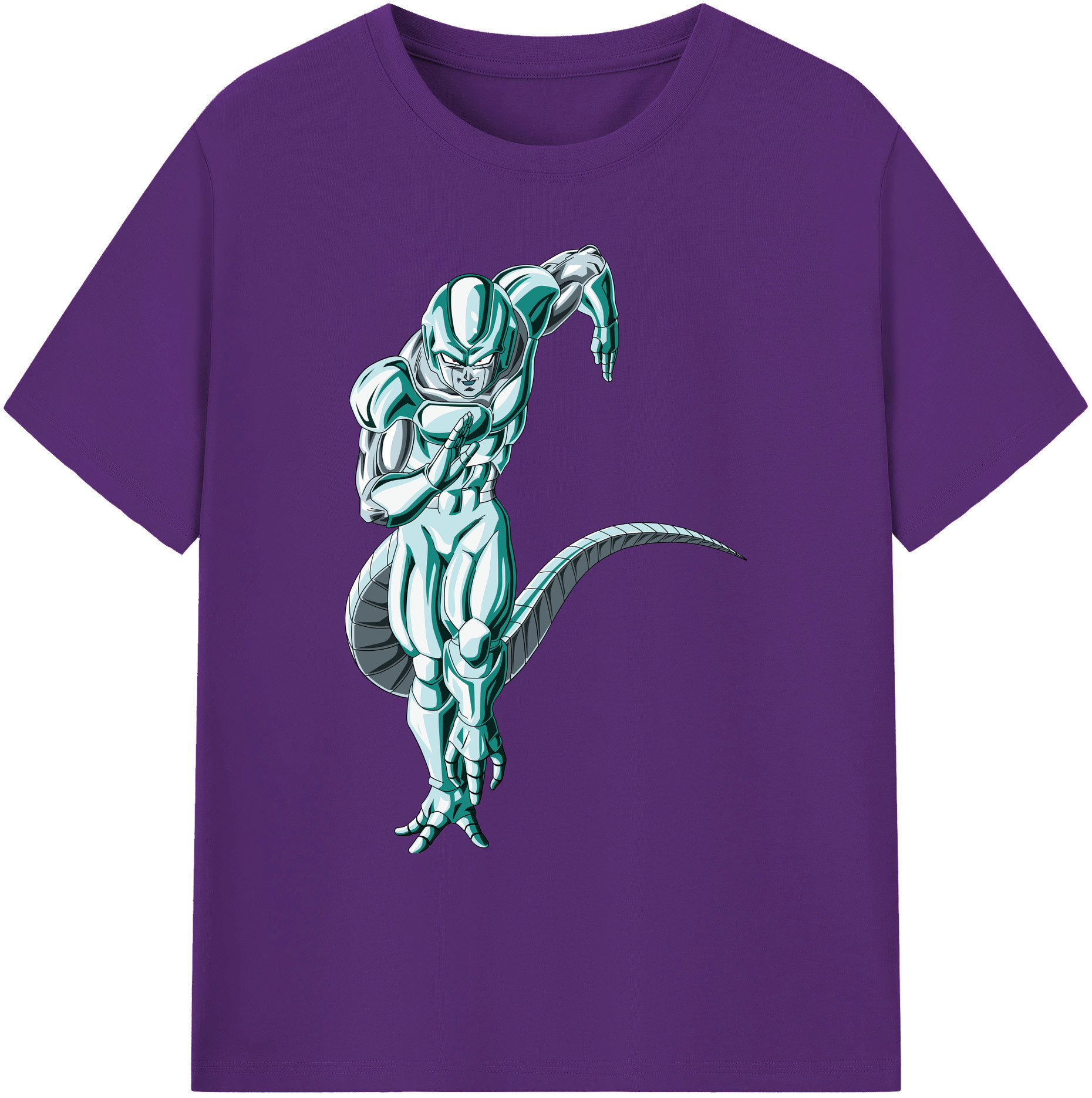 （画像用） ドラゴンボール フリーザ DRAGON BALL Frieza 綿100％ メンズ半袖Tシャツ｜肌触りやわらか＆通気性