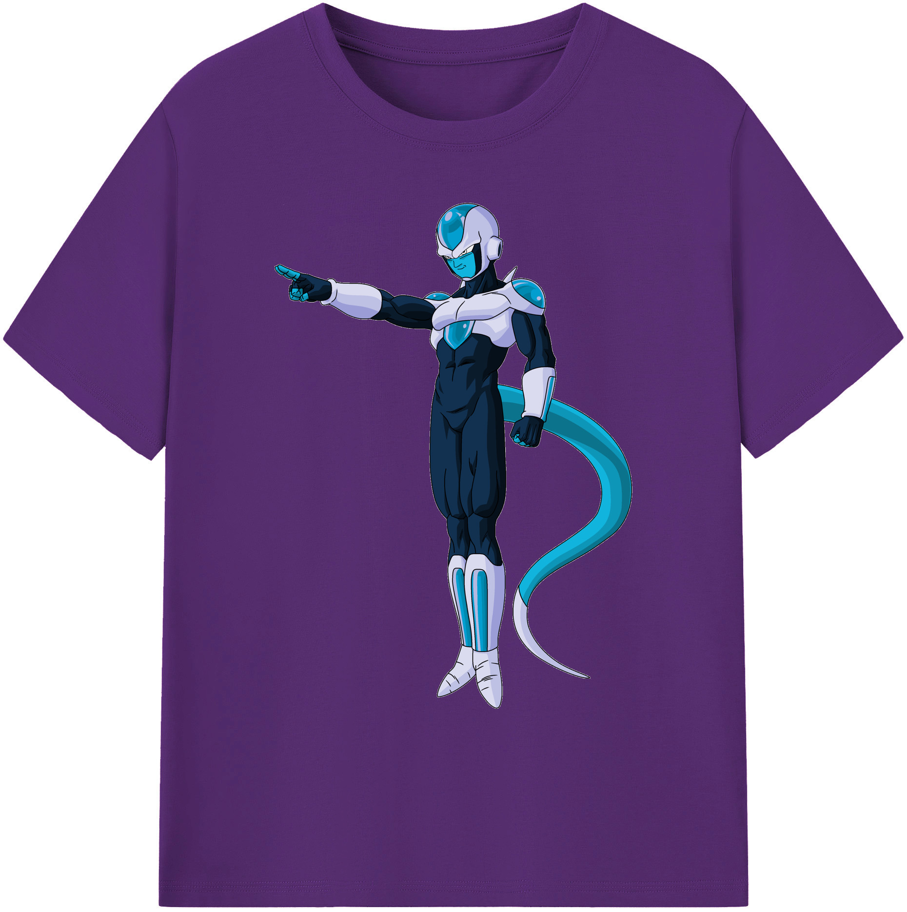 （画像用） ドラゴンボール フリーザ DRAGON BALL Frieza 綿100％ メンズ半袖Tシャツ｜肌触りやわらか＆通気性
