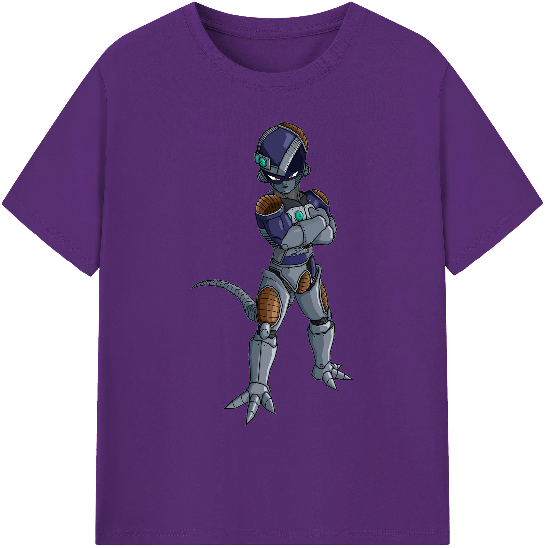 （画像用） ドラゴンボール フリーザ DRAGON BALL Frieza 綿100％ メンズ半袖Tシャツ｜肌触りやわらか＆通気性