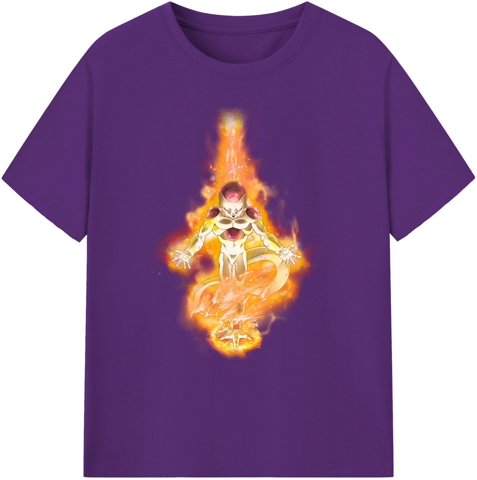 （画像用） ドラゴンボール フリーザ DRAGON BALL Frieza 綿100％ メンズ半袖Tシャツ｜肌触りやわらか＆通気性