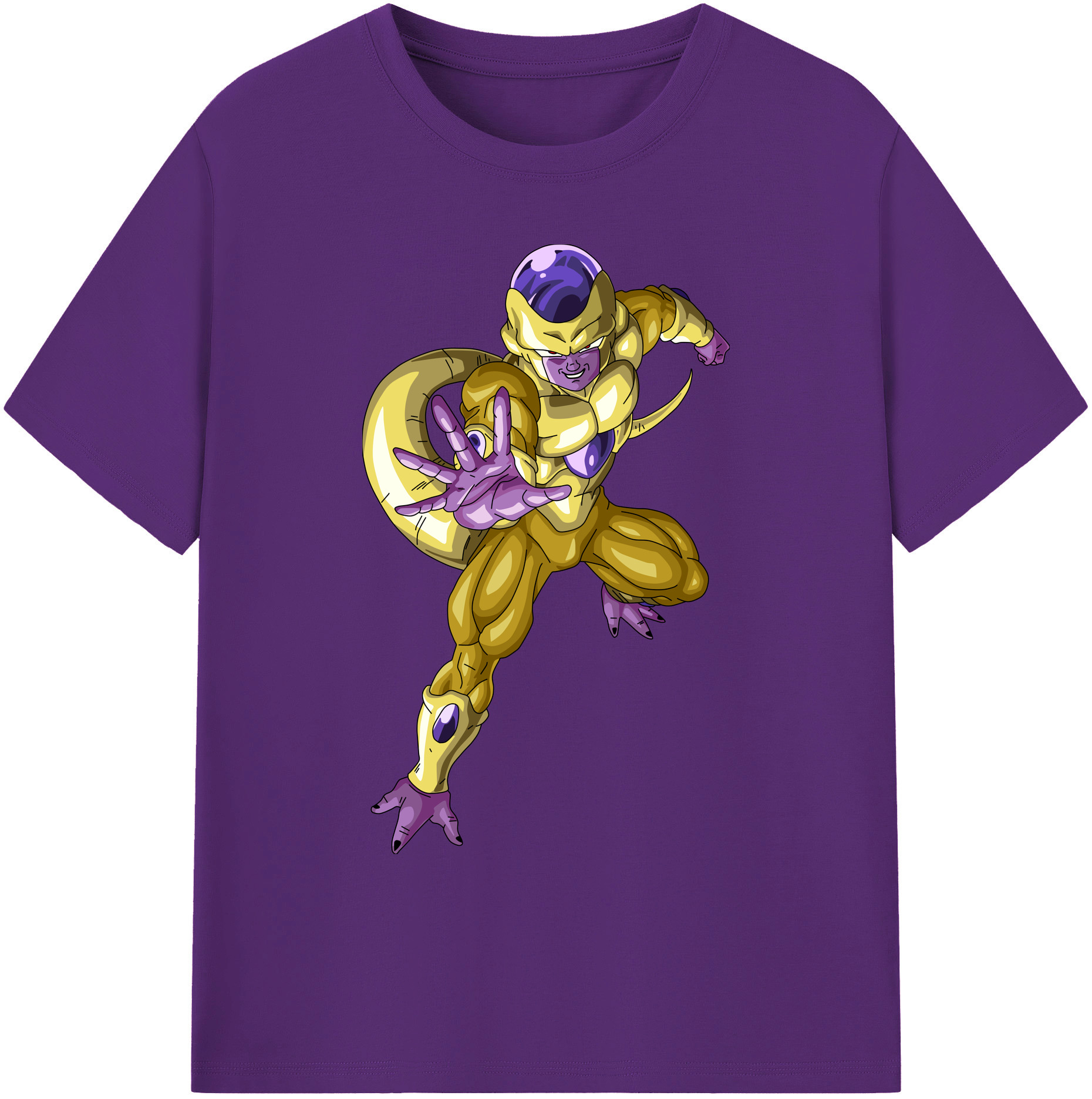 （画像用） ドラゴンボール フリーザ DRAGON BALL Frieza 綿100％ メンズ半袖Tシャツ｜肌触りやわらか＆通気性