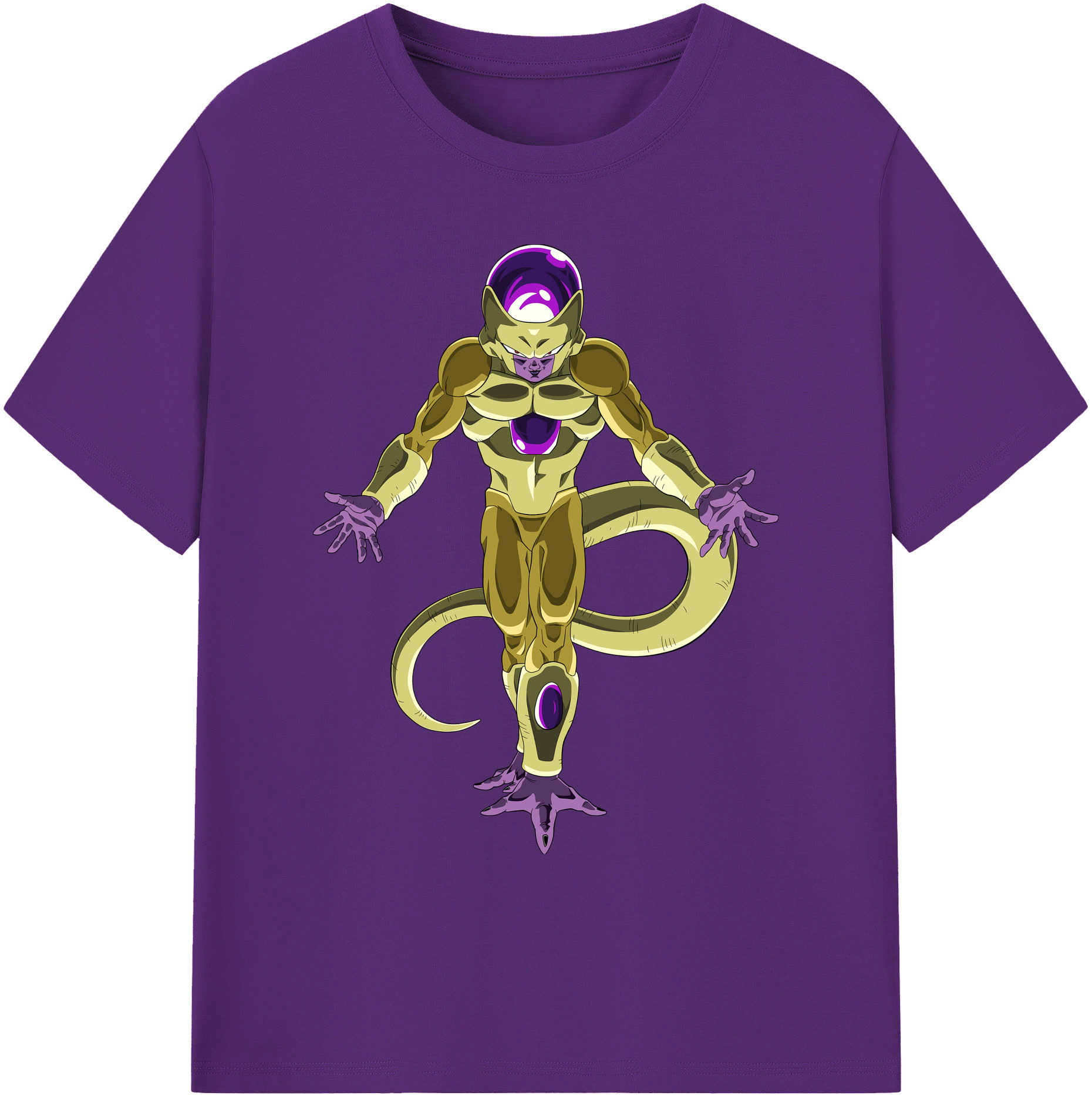 （画像用） ドラゴンボール フリーザ DRAGON BALL Frieza 綿100％ メンズ半袖Tシャツ｜肌触りやわらか＆通気性