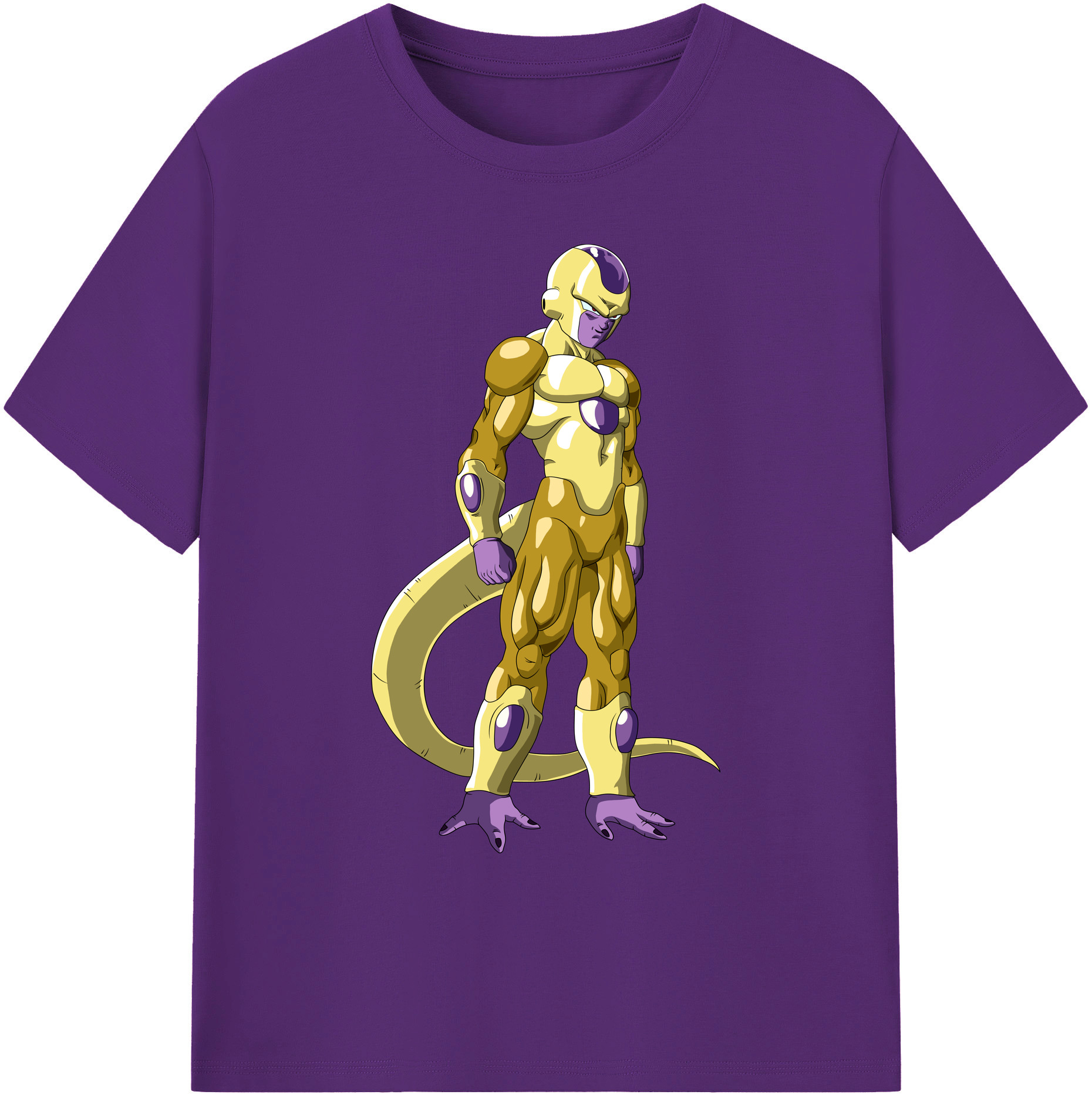 （画像用） ドラゴンボール フリーザ DRAGON BALL Frieza 綿100％ メンズ半袖Tシャツ｜肌触りやわらか＆通気性
