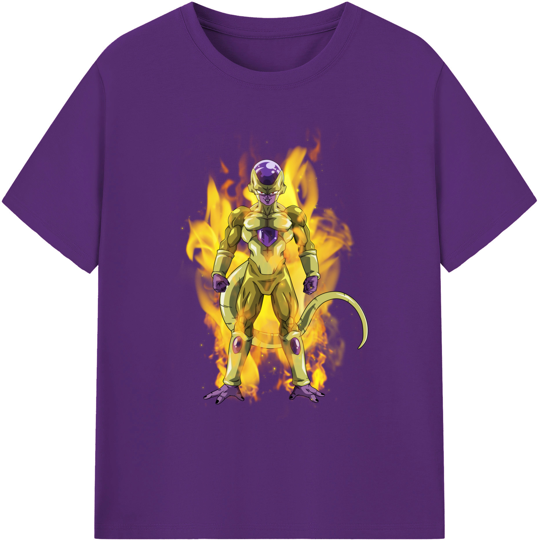 （画像用） ドラゴンボール フリーザ DRAGON BALL Frieza 綿100％ メンズ半袖Tシャツ｜肌触りやわらか＆通気性