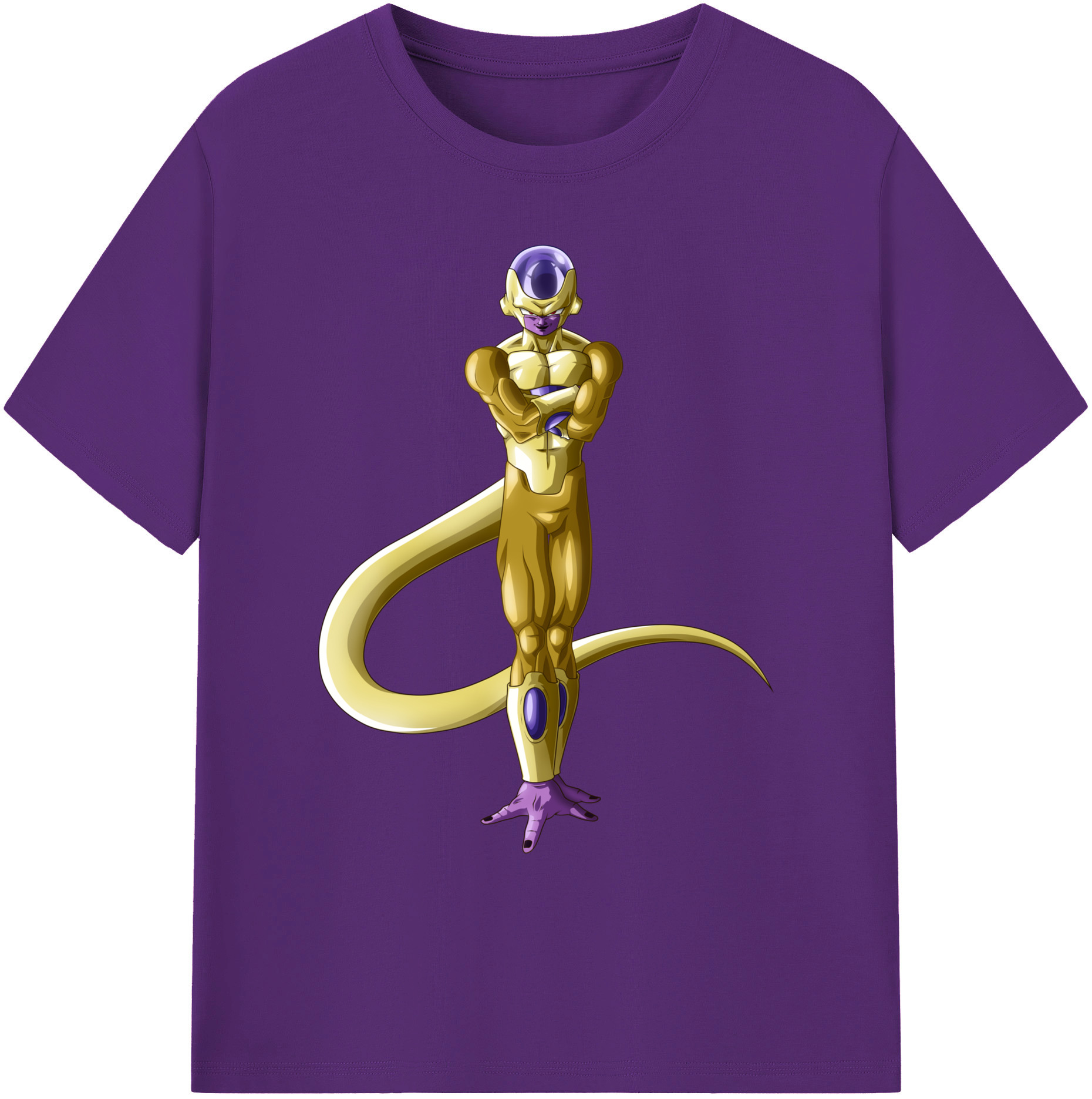 （画像用） ドラゴンボール フリーザ DRAGON BALL Frieza 綿100％ メンズ半袖Tシャツ｜肌触りやわらか＆通気性
