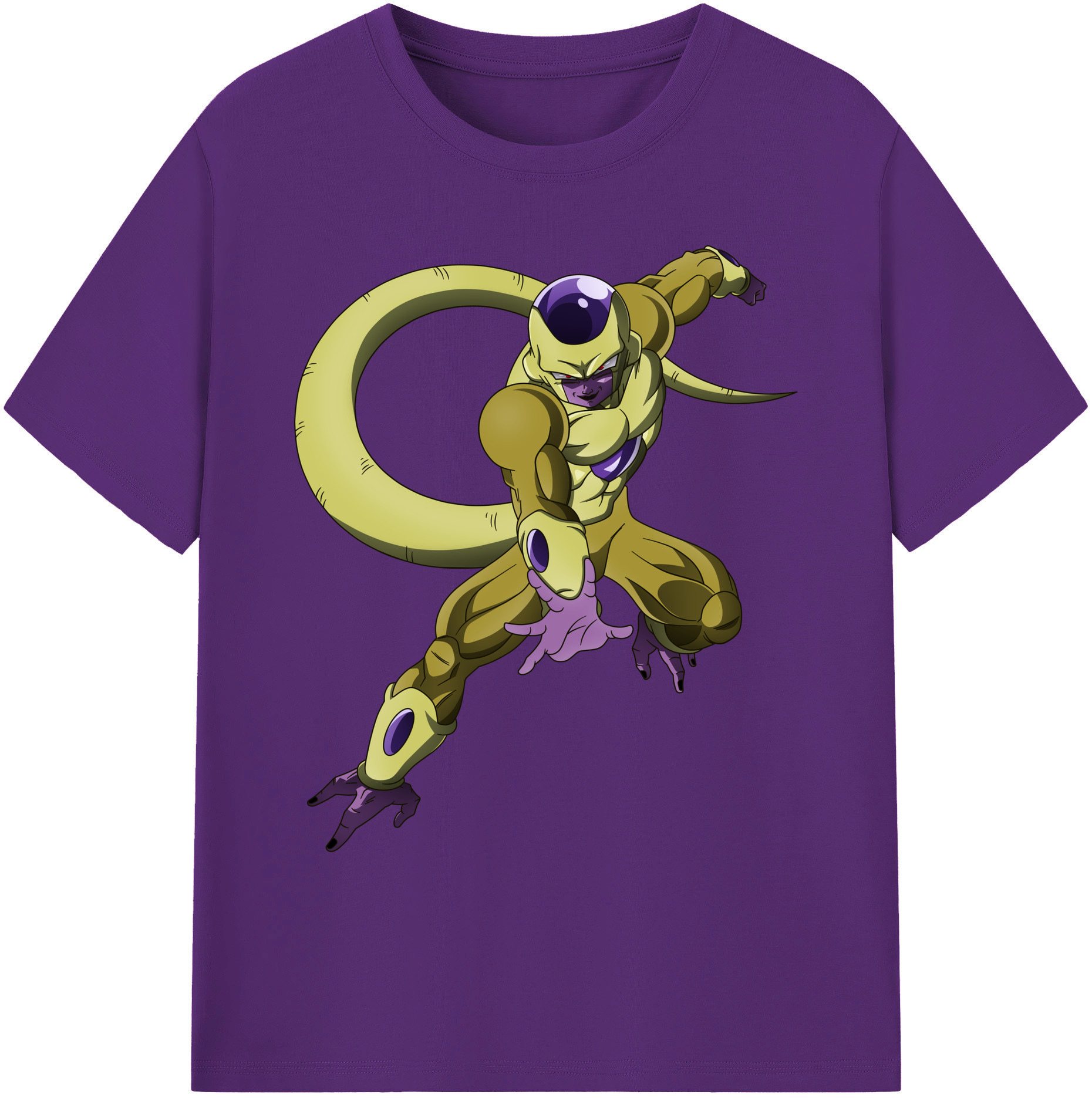 （画像用） ドラゴンボール フリーザ DRAGON BALL Frieza 綿100％ メンズ半袖Tシャツ｜肌触りやわらか＆通気性