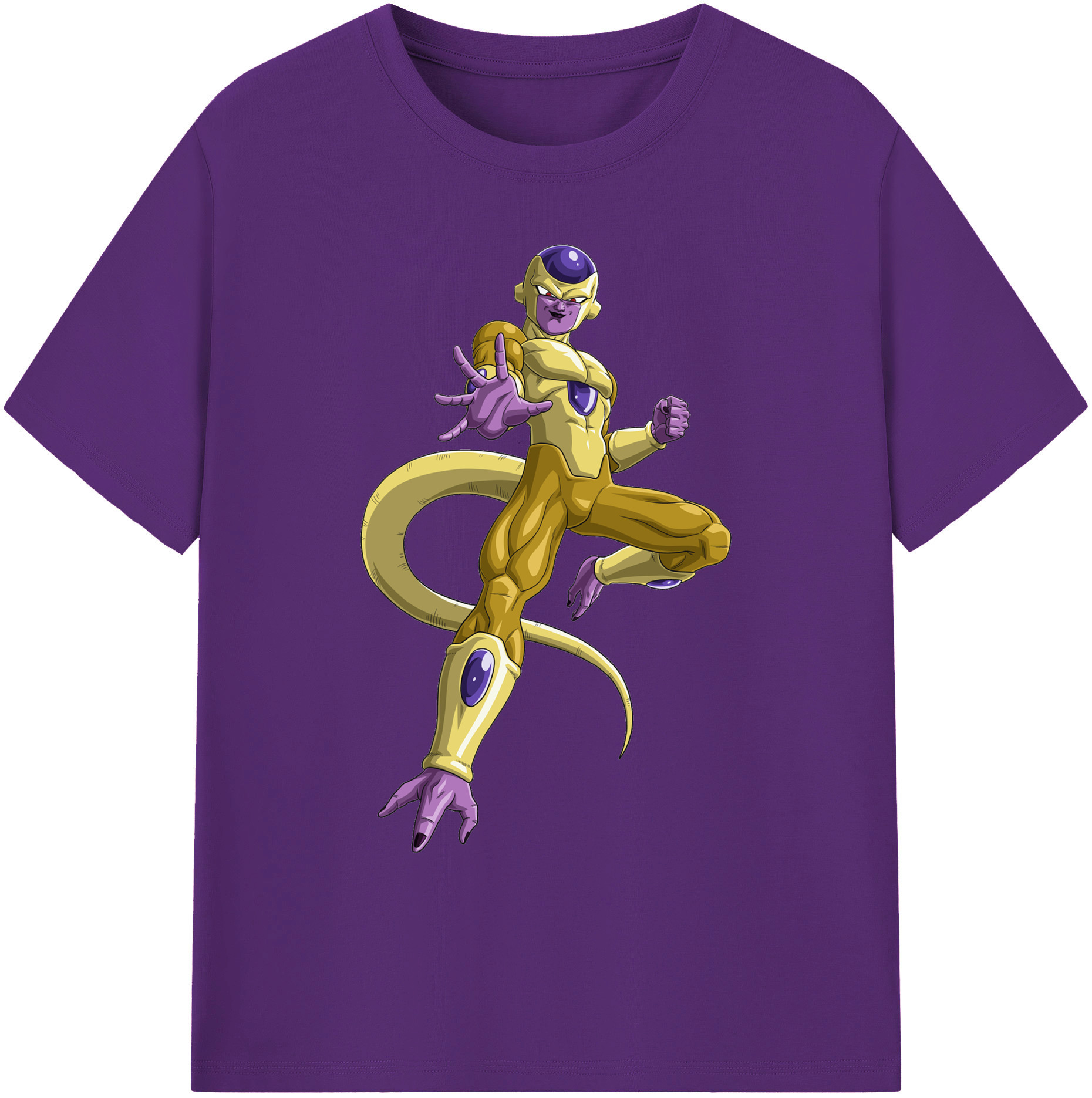 （画像用） ドラゴンボール フリーザ DRAGON BALL Frieza 綿100％ メンズ半袖Tシャツ｜肌触りやわらか＆通気性