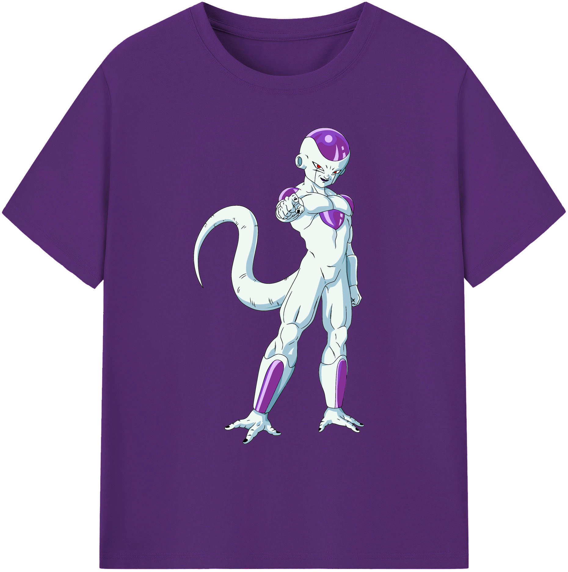 （画像用） ドラゴンボール フリーザ DRAGON BALL Frieza 綿100％ メンズ半袖Tシャツ｜肌触りやわらか＆通気性