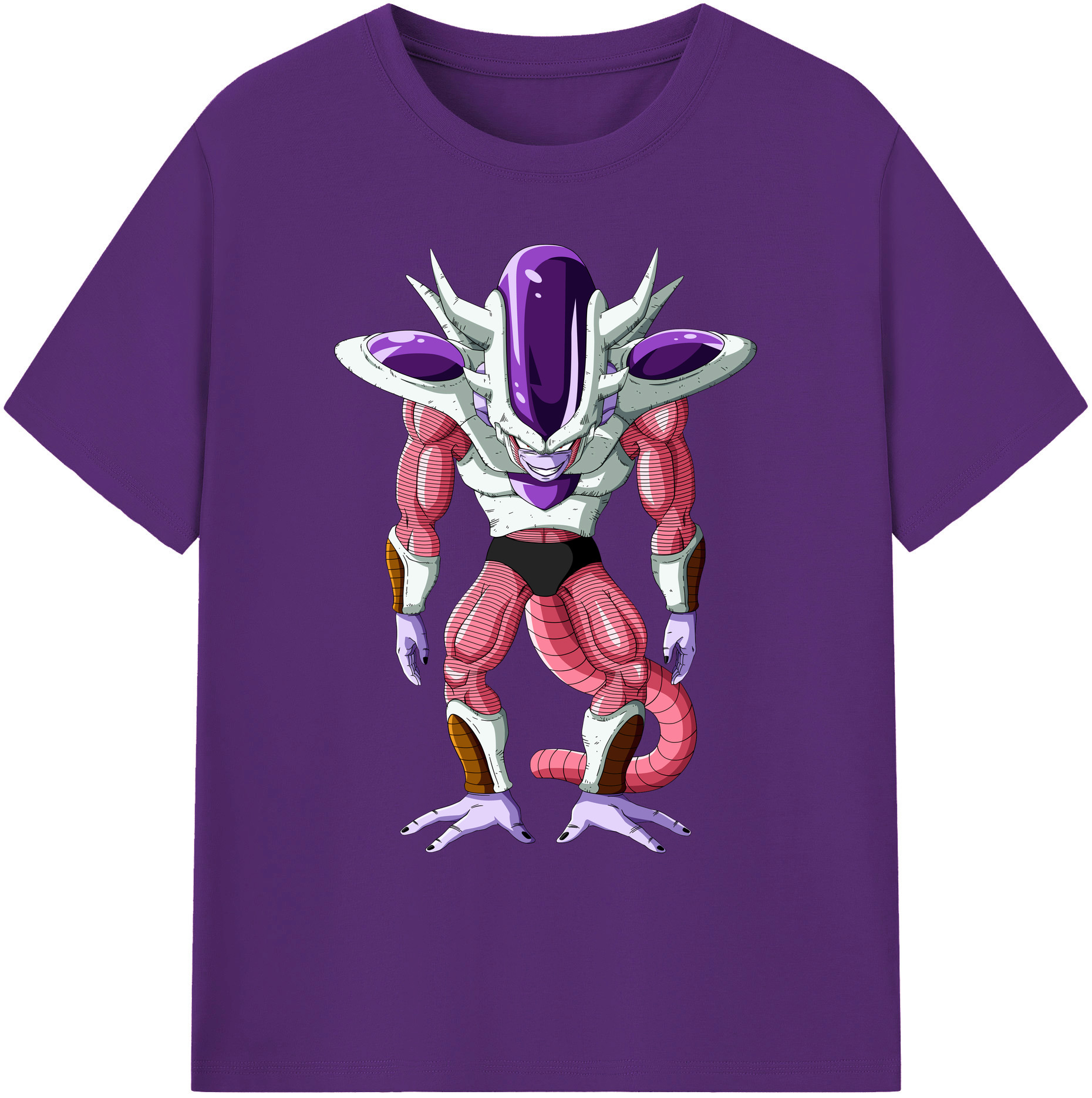 （画像用） ドラゴンボール フリーザ DRAGON BALL Frieza 綿100％ メンズ半袖Tシャツ｜肌触りやわらか＆通気性