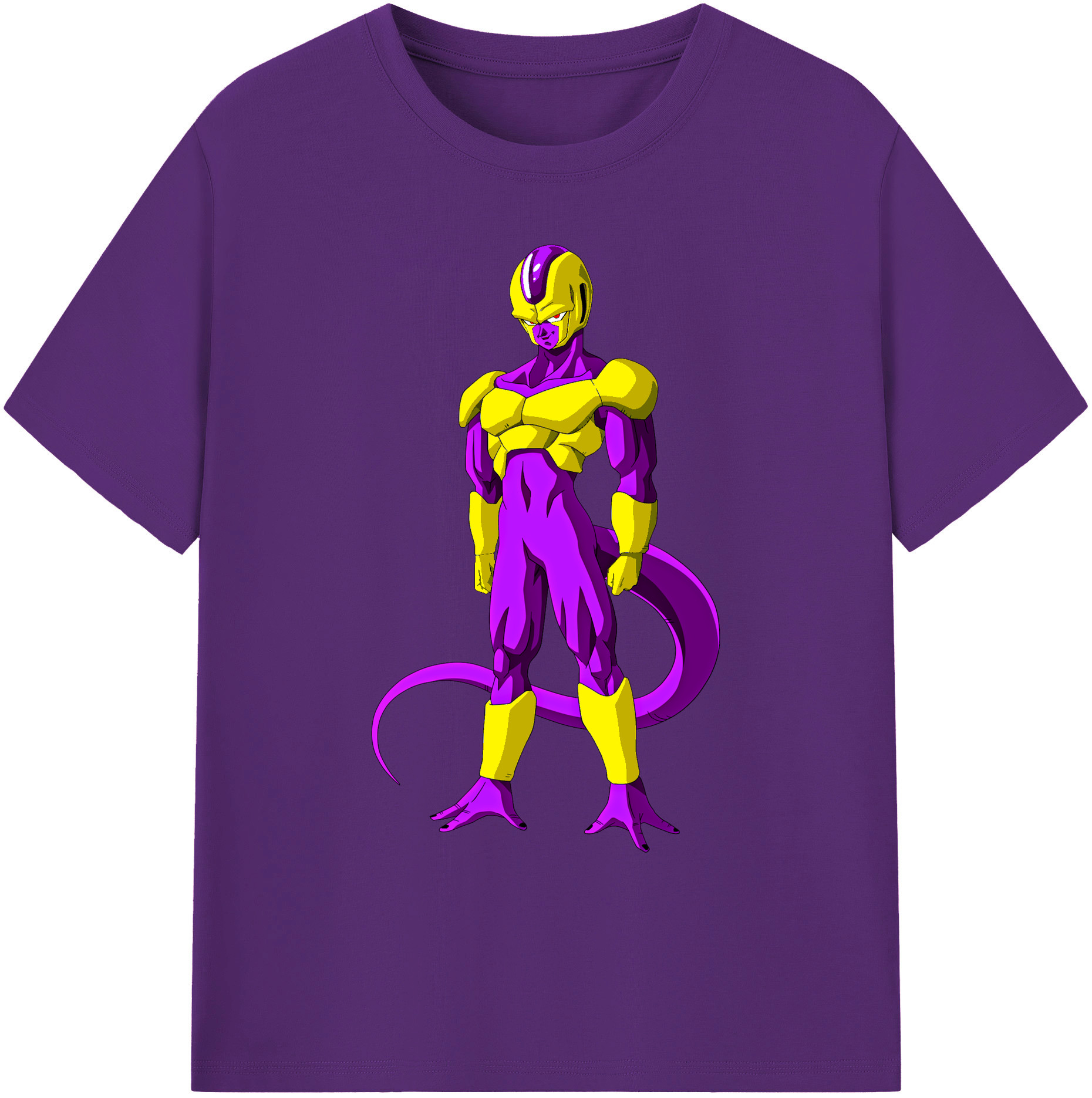 （画像用） ドラゴンボール フリーザ DRAGON BALL Frieza 綿100％ メンズ半袖Tシャツ｜肌触りやわらか＆通気性