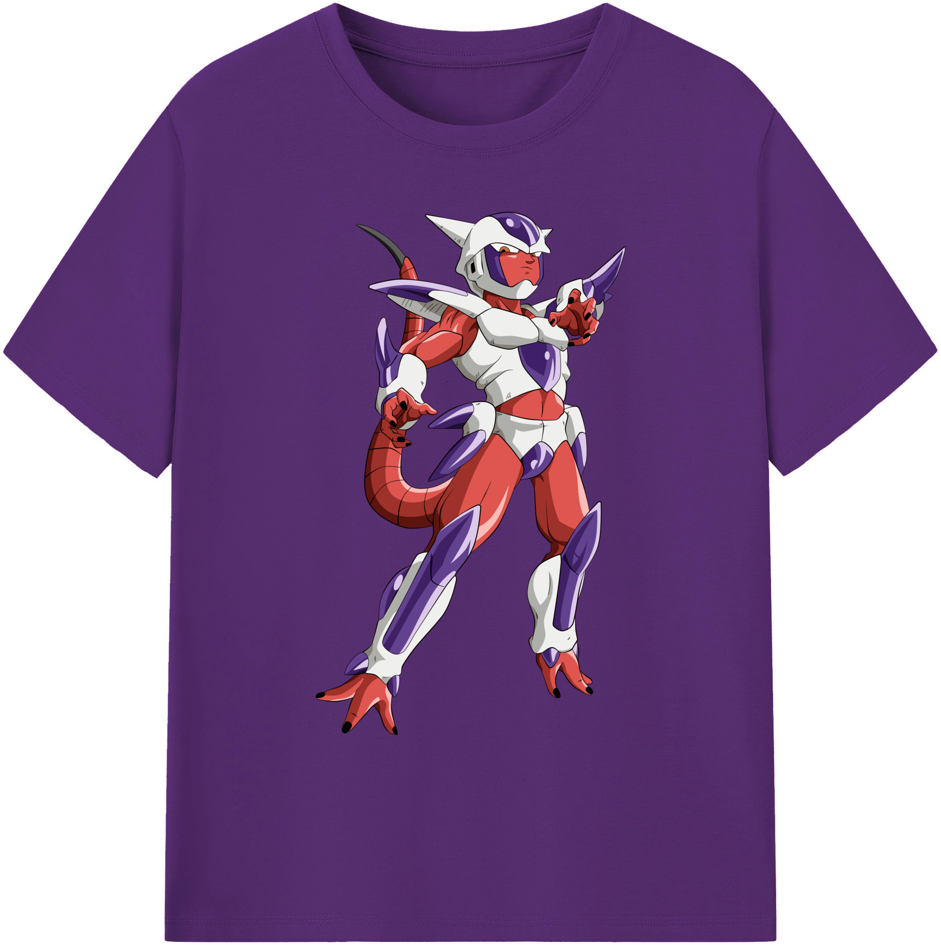 （画像用） ドラゴンボール フリーザ DRAGON BALL Frieza 綿100％ メンズ半袖Tシャツ｜肌触りやわらか＆通気性