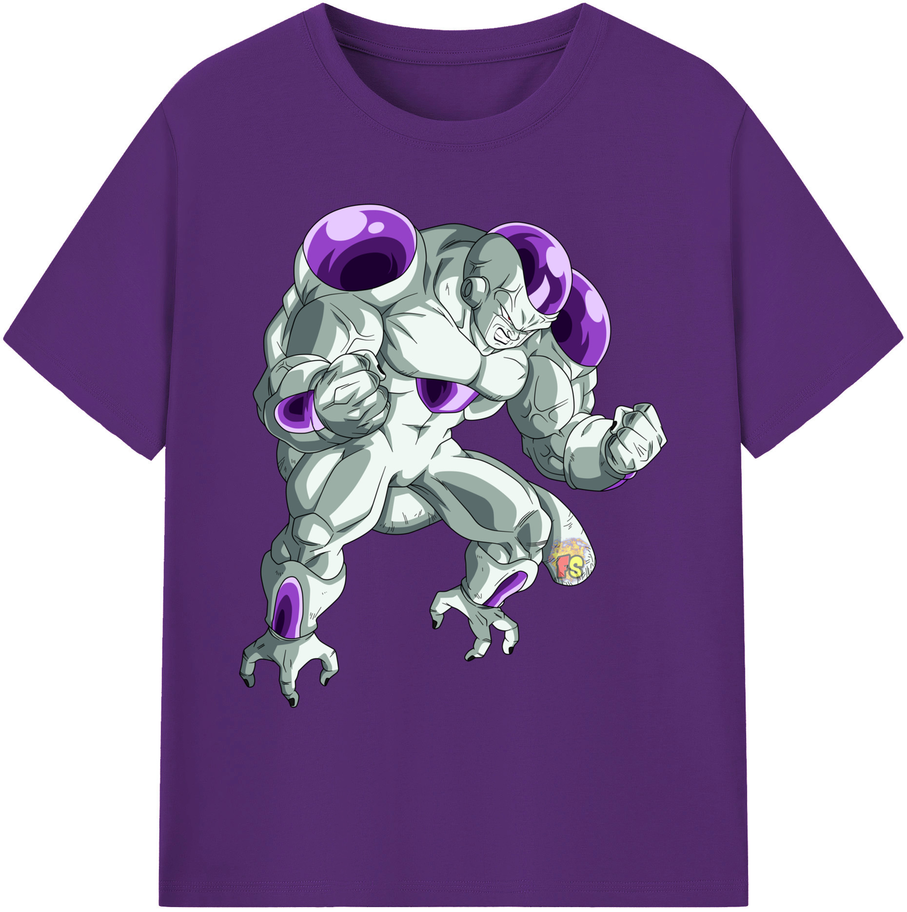 （画像用） ドラゴンボール フリーザ DRAGON BALL Frieza 綿100％ メンズ半袖Tシャツ｜肌触りやわらか＆通気性