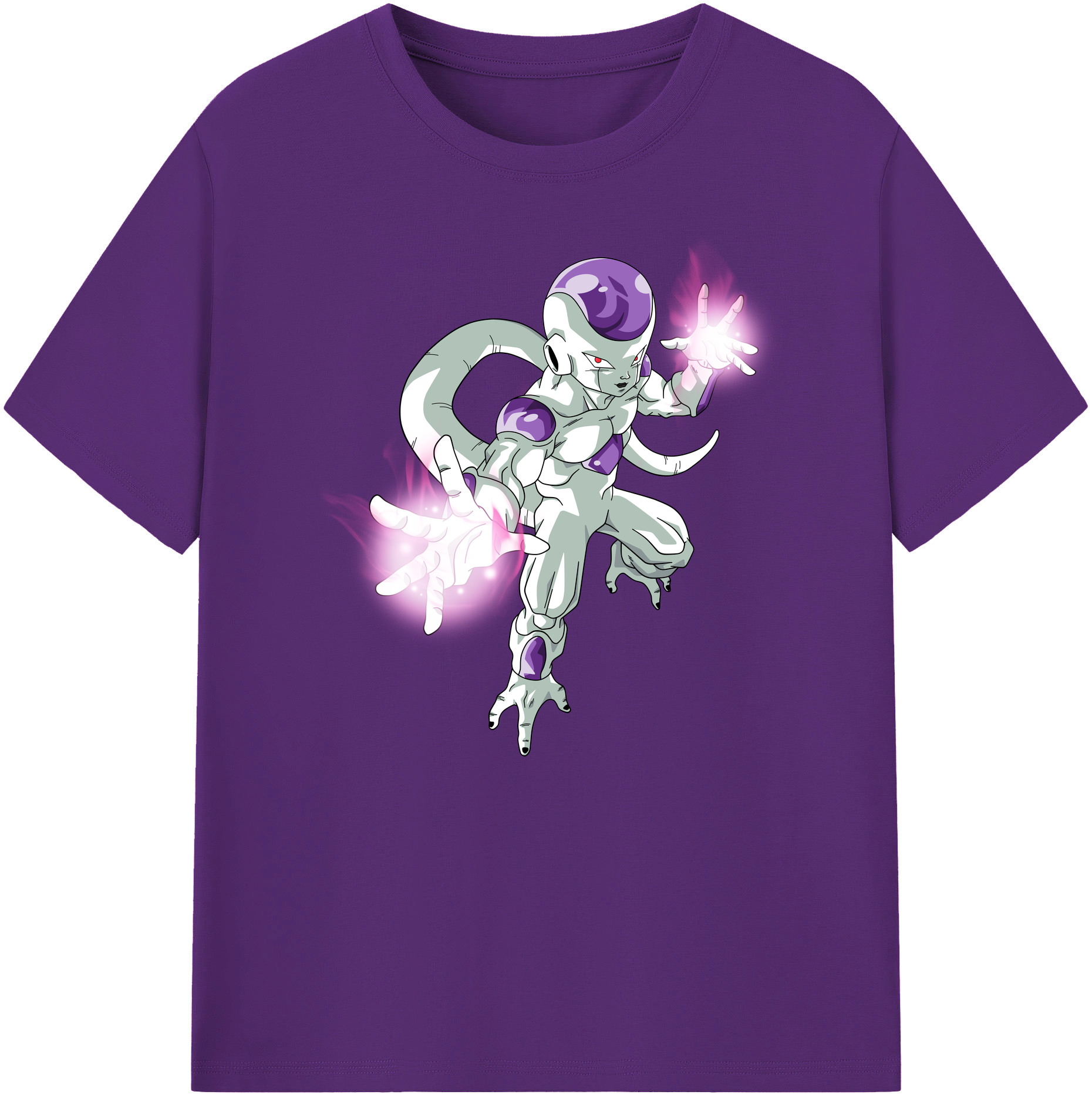 （画像用） ドラゴンボール フリーザ DRAGON BALL Frieza 綿100％ メンズ半袖Tシャツ｜肌触りやわらか＆通気性