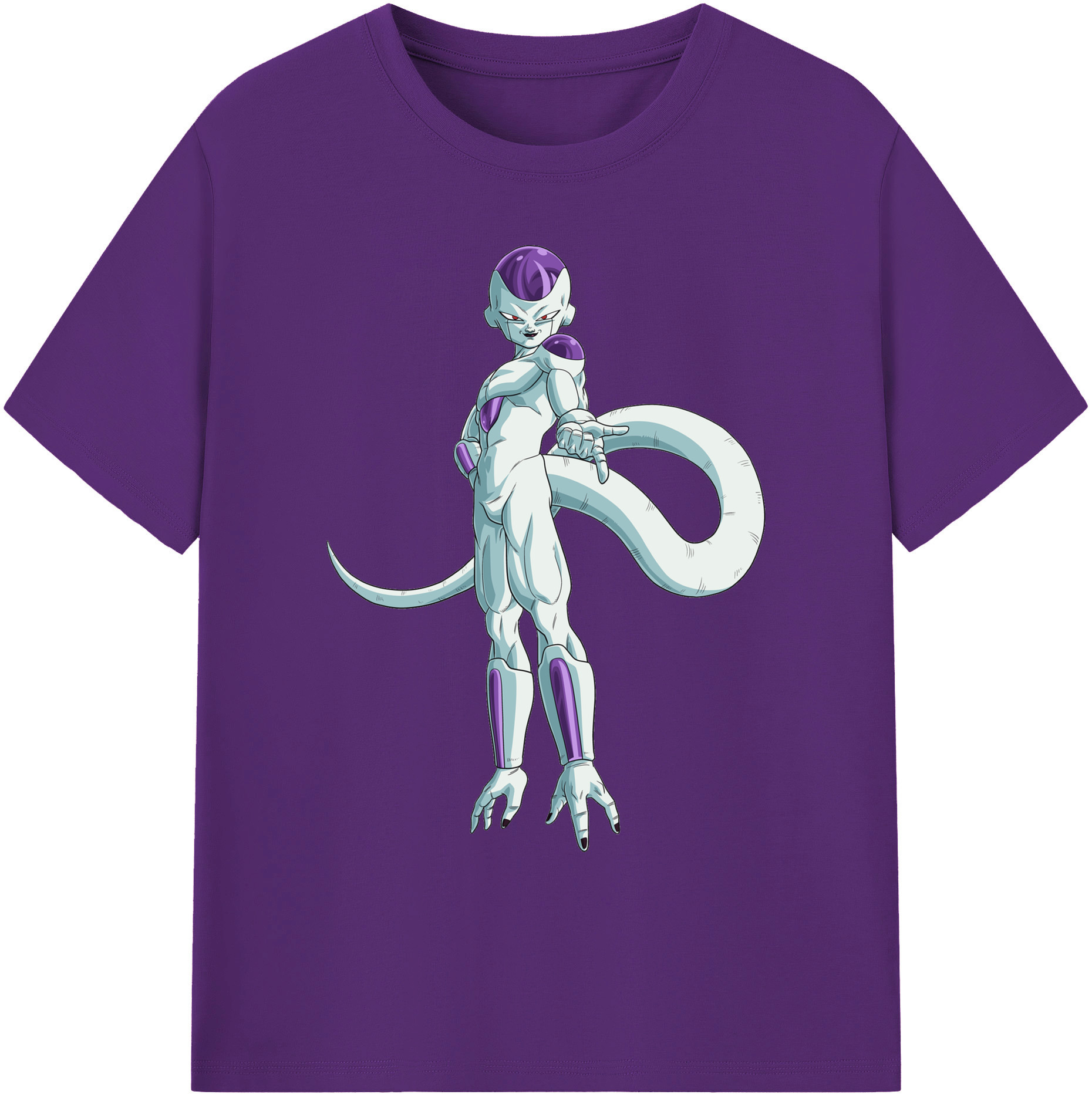 （画像用） ドラゴンボール フリーザ DRAGON BALL Frieza 綿100％ メンズ半袖Tシャツ｜肌触りやわらか＆通気性